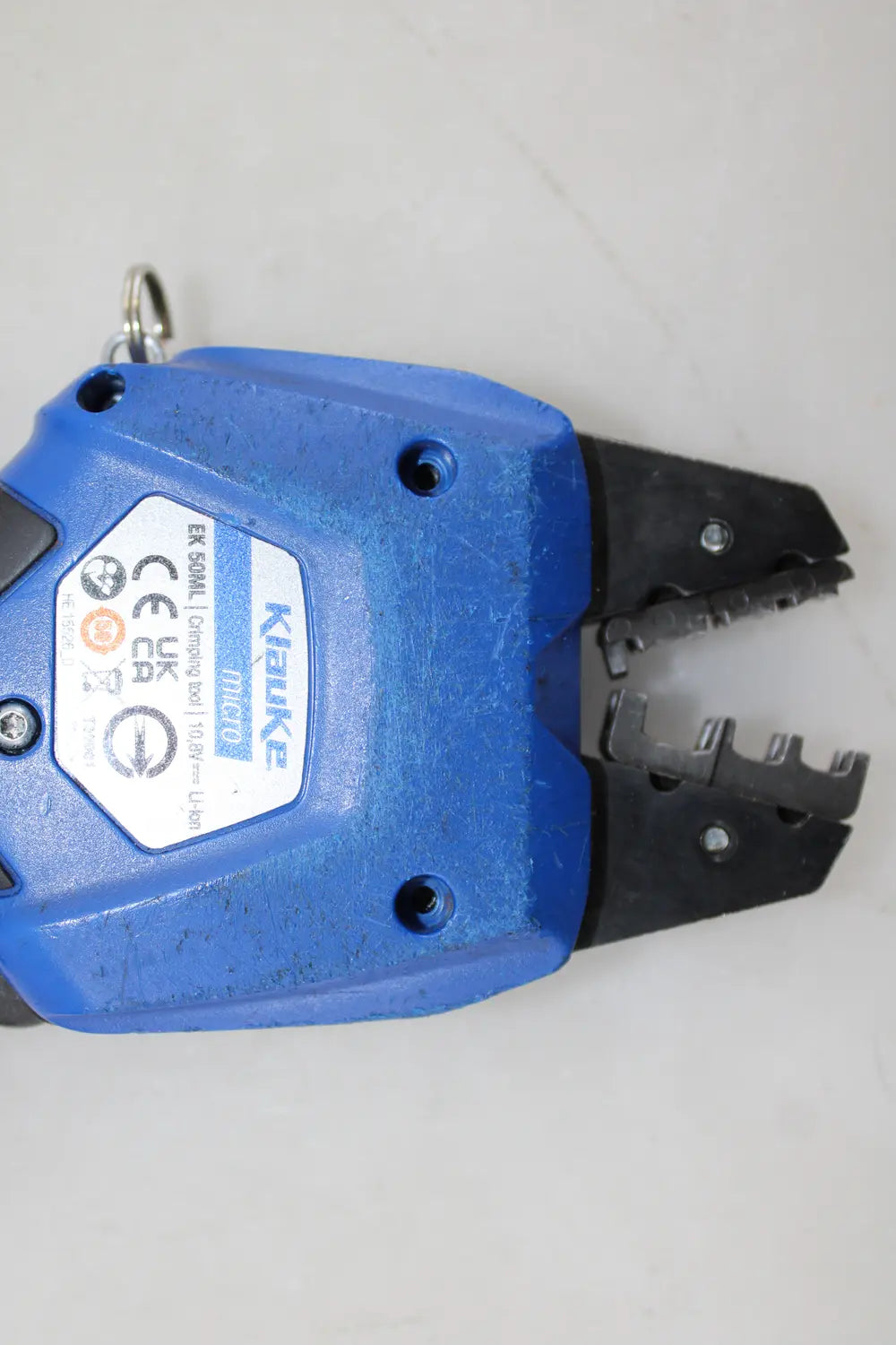 B-Ware Klauke Crimpzange Presswerkzeug Elektromechanisch Akku Ladegerät Siehe Text/Foto - 4012078828673