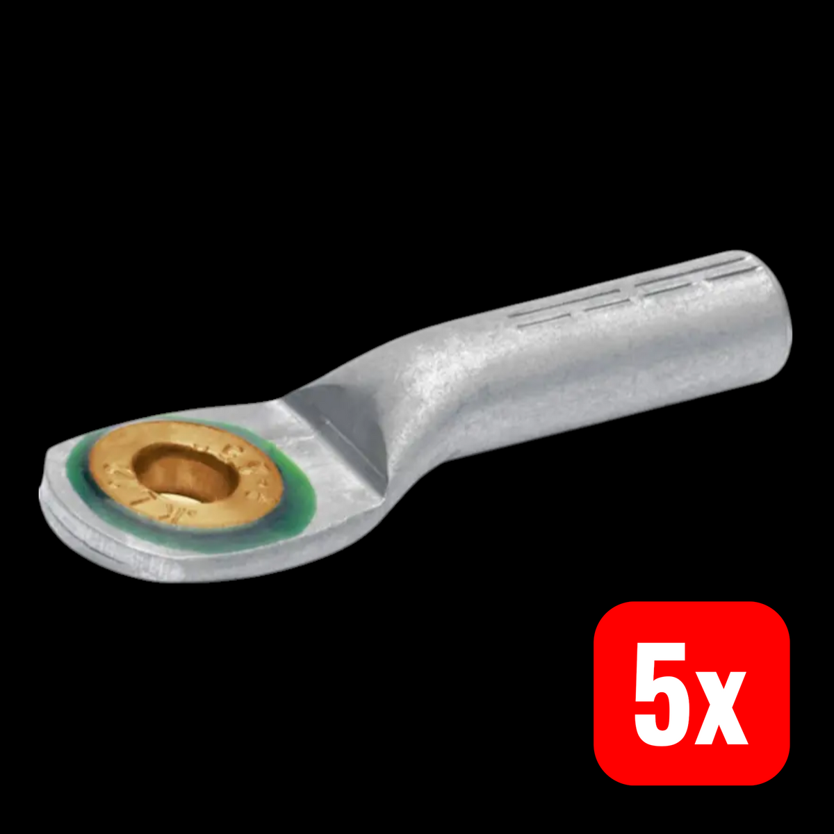 Klauke Presskabelschuh Rohrkabelschuh M12 180 Grad Alu 240qmm blank 5 STÜCK - 4012078474566