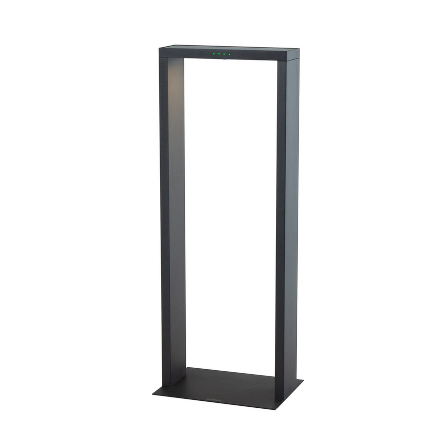 Klewe Led Solarlampe Leuchte Außenlampe Anthrazit Aluminium 65cm Ip65 Axis Maxi B-Ware - 6976853441434