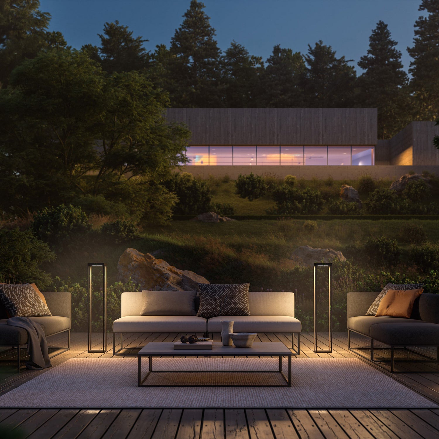 B-Ware Klewe Solarlampe Solarleuchte Led Anthrazit Radia Mega Gartenleuchte Aluminium - 6976853441342
