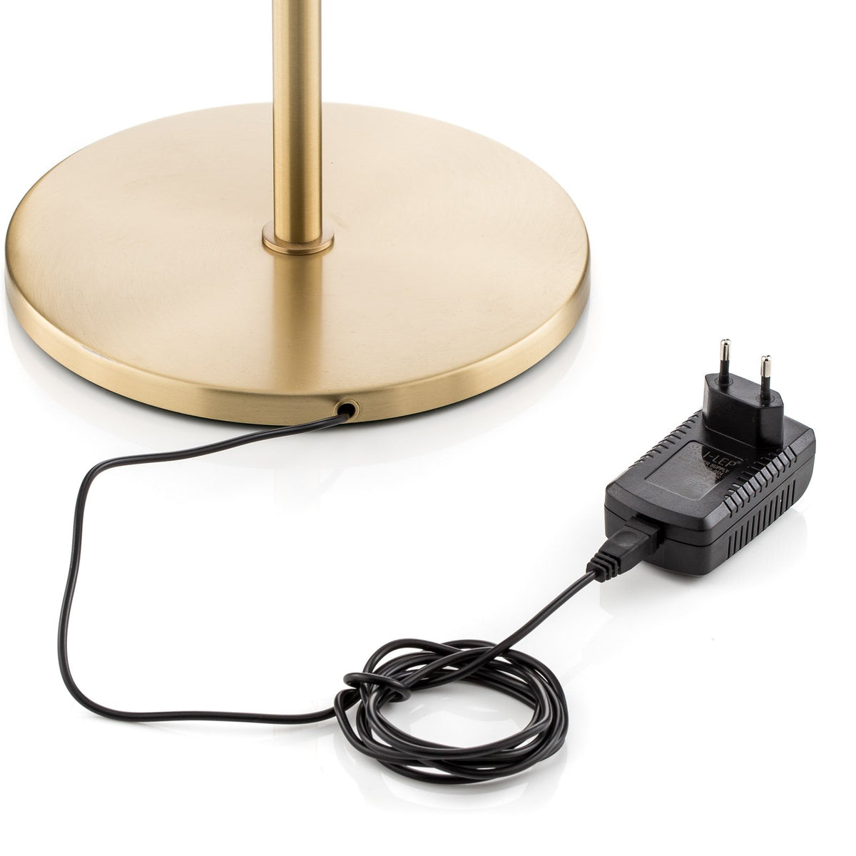 Knapstein Stehleuchte Standlampe LED Danuta verstellbar messing matt Metall - 4250035819078