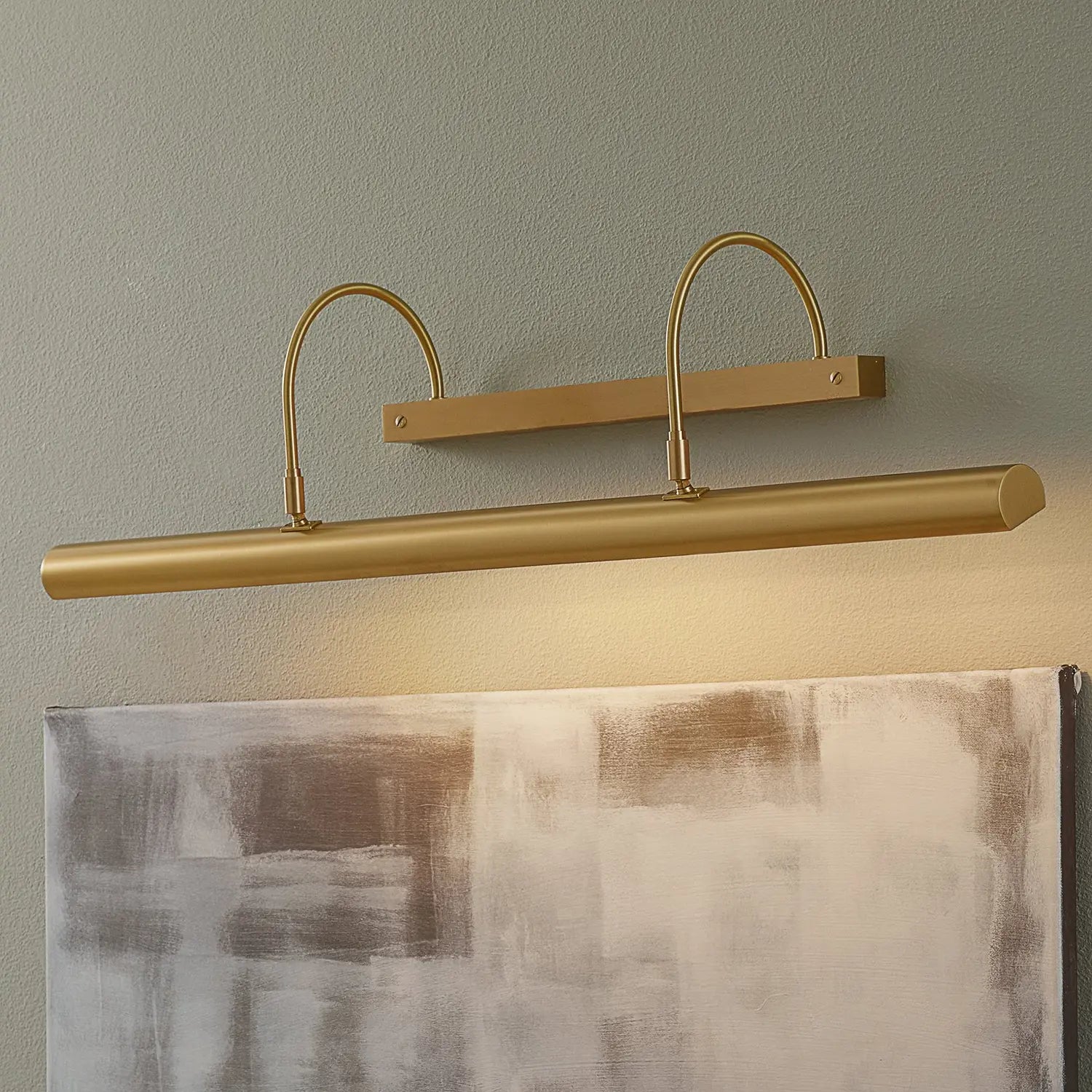 B-Ware Knapstein Bilderleuchte Wandlampe Picture Bilderlampe Messing Matt Lampenlicht - 4250035800380