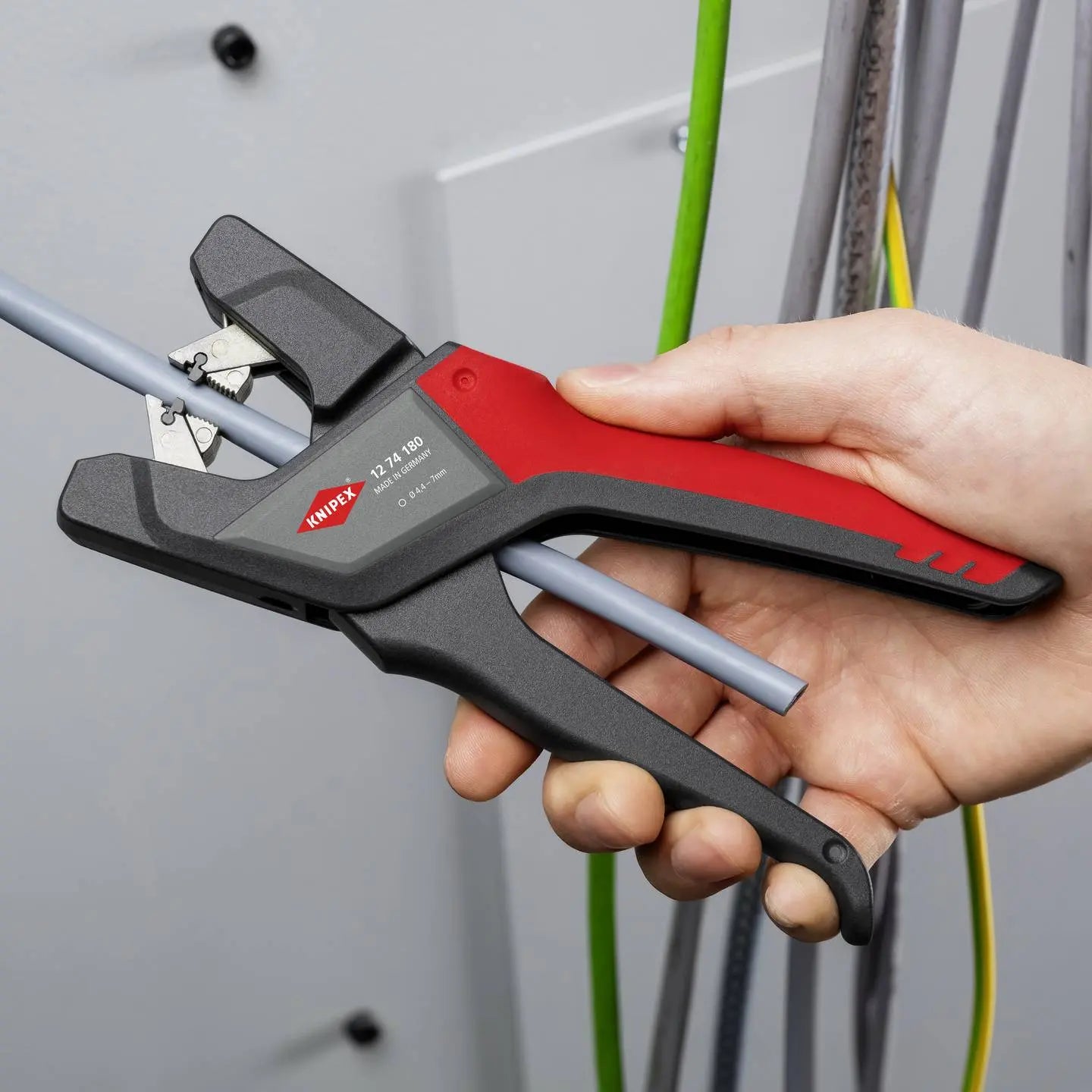 B-Ware Knipex Automatische Abmantelungszange Kabelwerkzeug Abisolierzange 4 4 Bis 7 5mm - 4003773092667