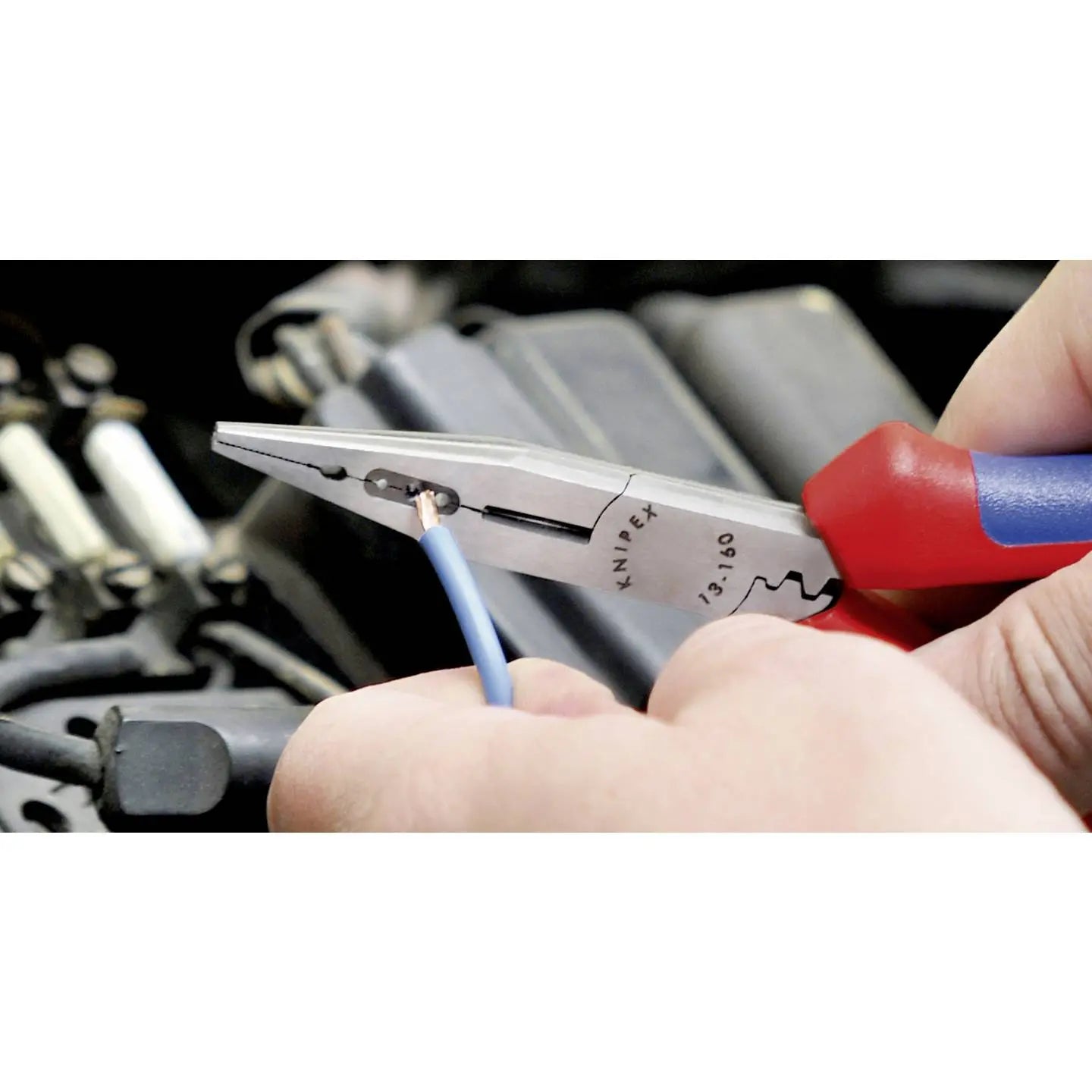 B-Ware Knipex Verdrahtungszange Kabelzange Zange Draht Crimpen Greifen Biegen 160 Mm - 4003773034971