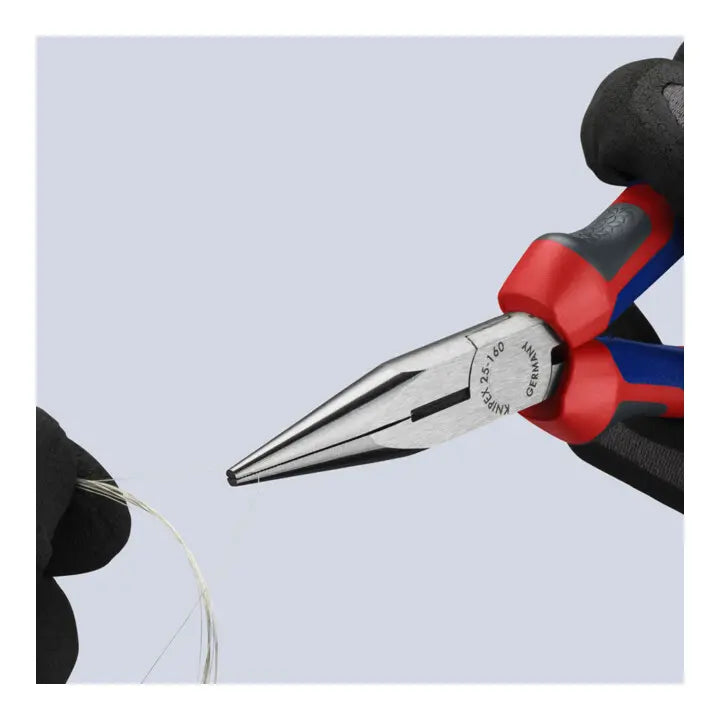 B-Ware Knipex Flachrundzange Radiozange Zange Schneide Comfort Griffe Schwarz 160 Mm - 4003773023166