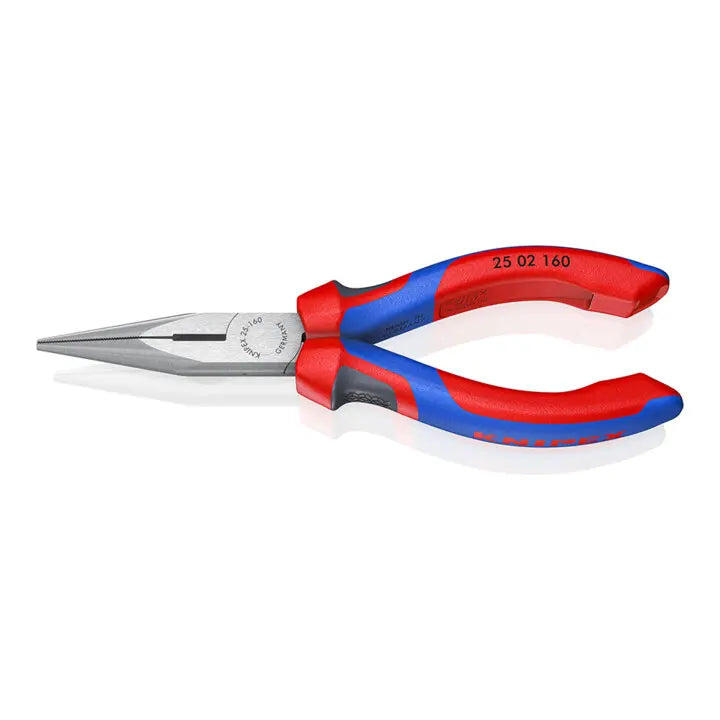 B-Ware Knipex Flachrundzange Radiozange Zange Schneide Comfort Griffe Schwarz 160 Mm - 4003773023166