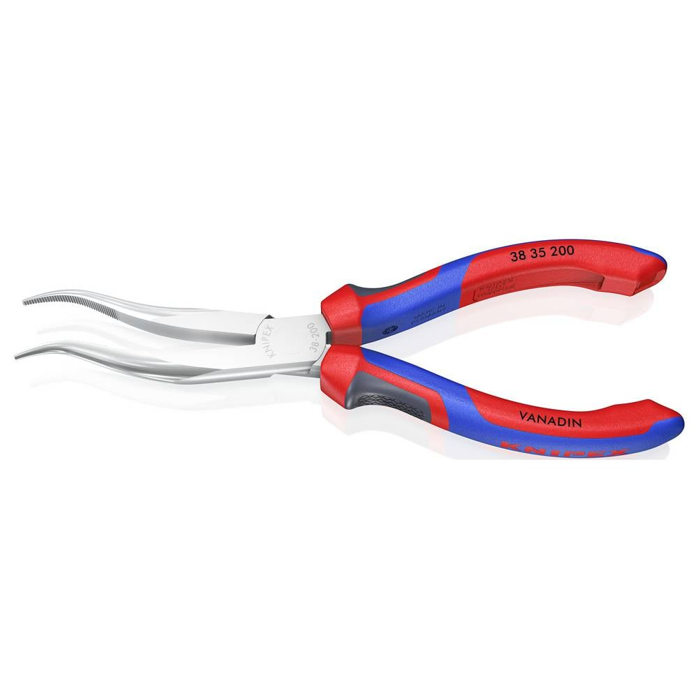 Knipex Flachrundzange Zange Gerade Vanadium Elektrostahl 200 Mm B-Ware - 4003773017134