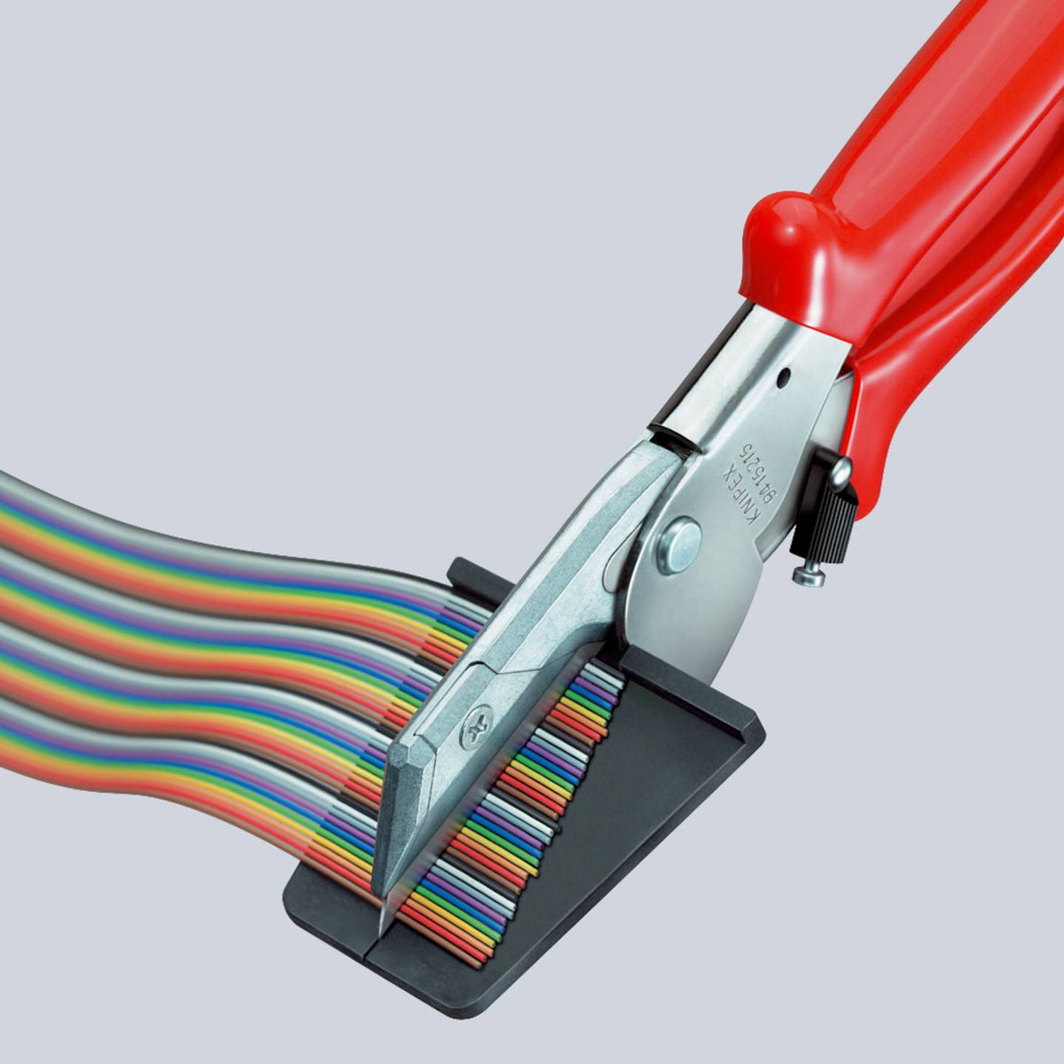 KNIPEX Kabelschneider Cutter Flachbandkabel Kunststoffhüllen verchromt 215 mm - 4003773046011