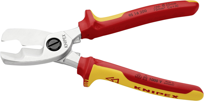 B-Ware Knipex 95 16 200 Sb Vde Kabelschere Kabelschneider Präzisionsschliff