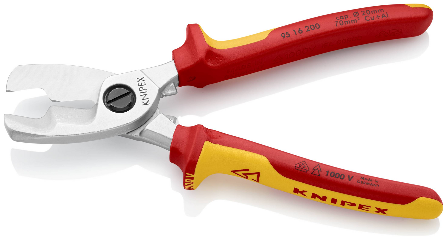B-Ware Knipex 95 16 200 Sb Vde Kabelschere Kabelschneider Präzisionsschliff