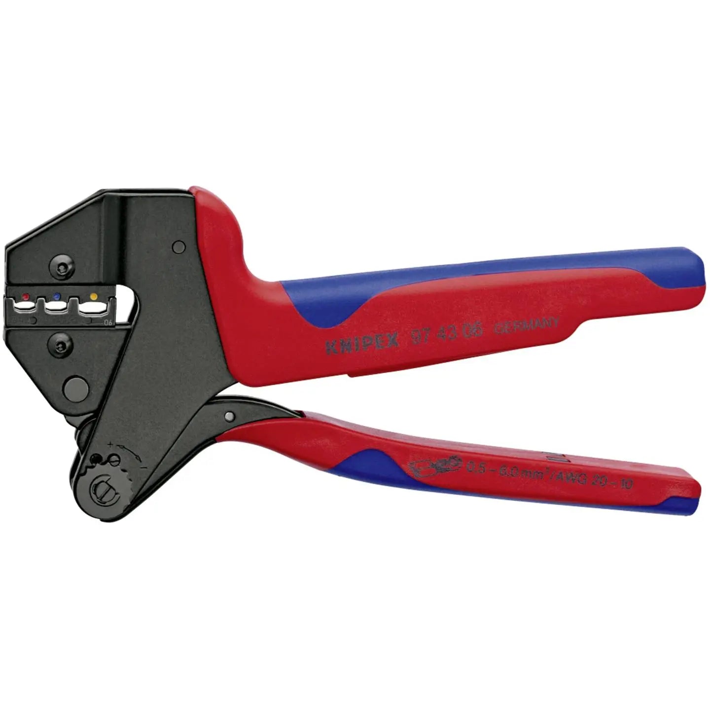 B-Ware Knipex Crimpzange Presszange Systemzange Kabelschuhe Steckverbinder Werkzeug - 4003773031048