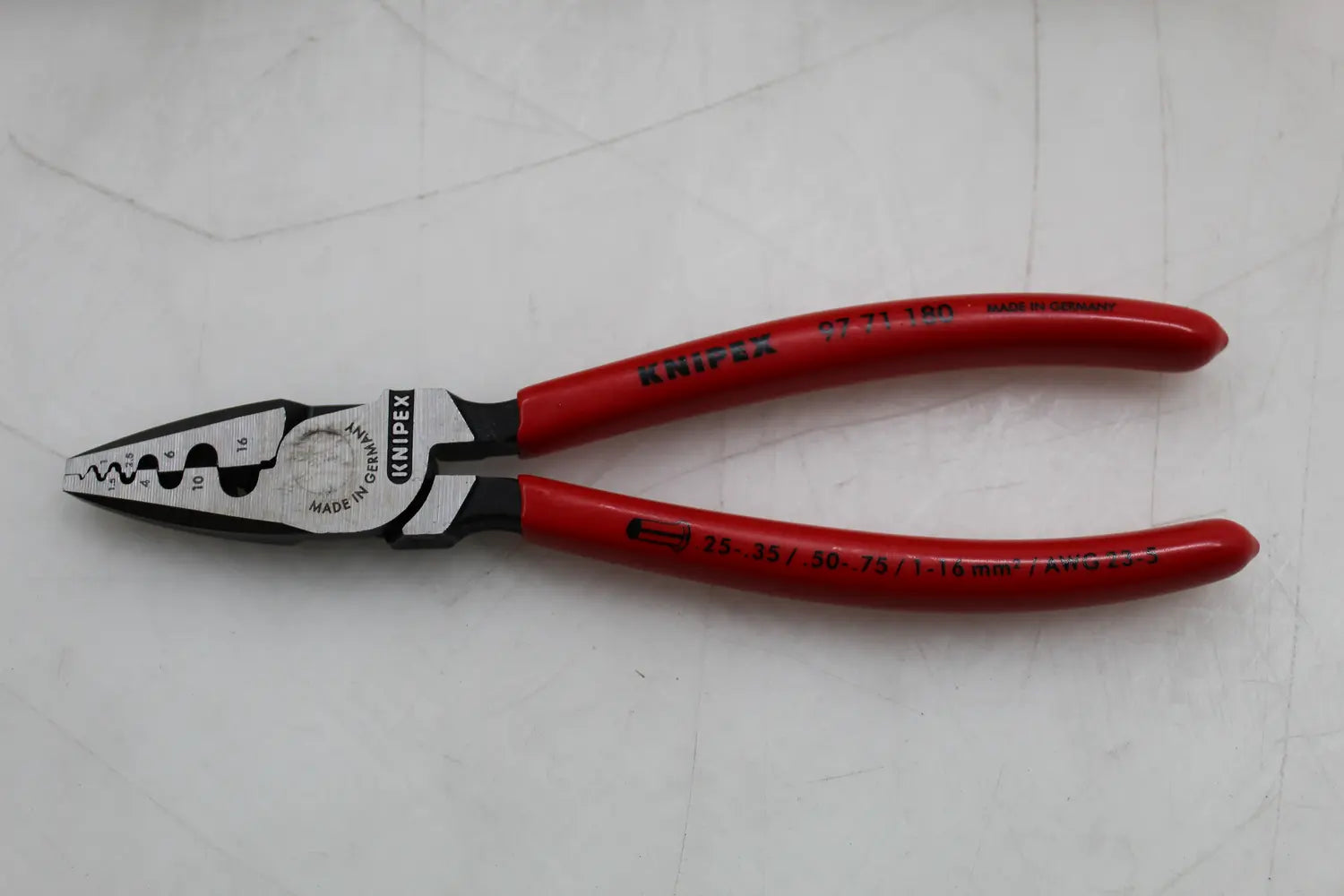B-Ware Knipex Crimpzange Sortiment Kabelverbinder 0.25 Bis 16 Mm² Siehe Text/Foto - 4003773025535