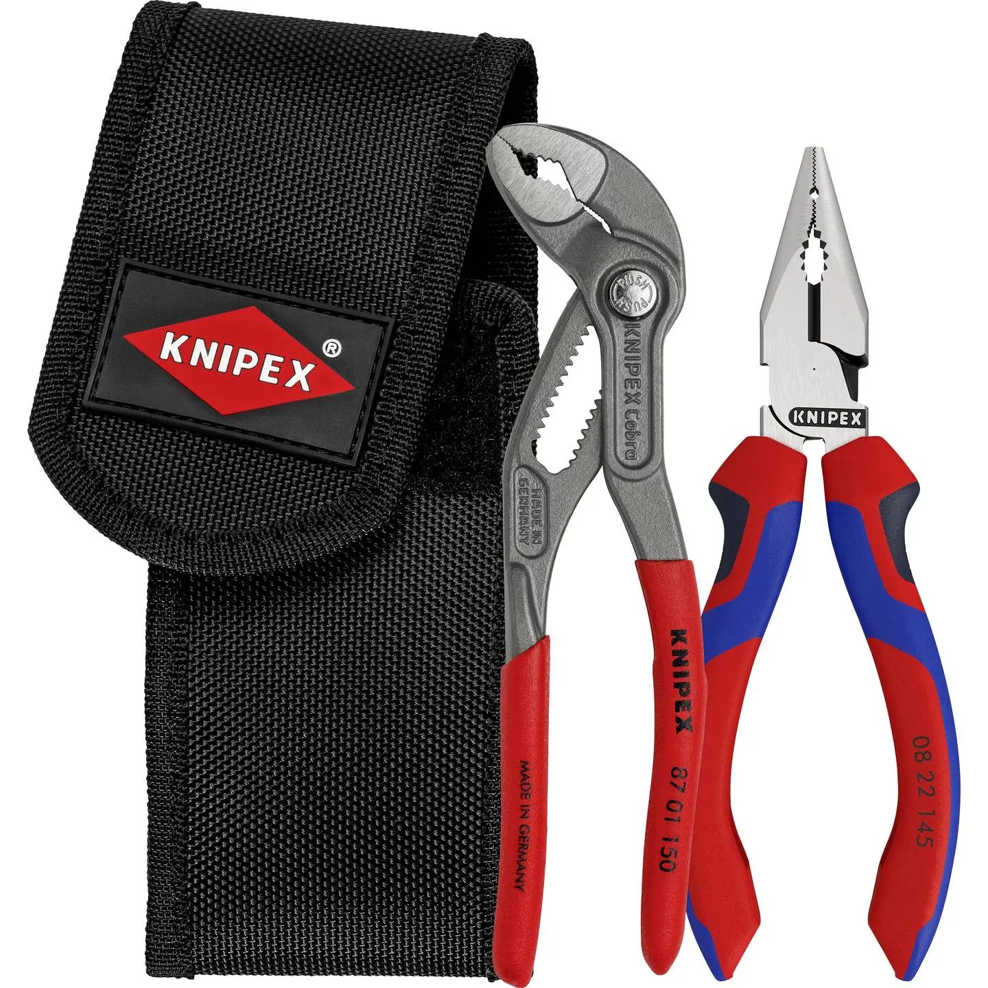 B-Ware Knipex Zangenset Werkzeugset Mini Kombizange Nadelzange Wasserpumpenzange Tasche - 4003773081937