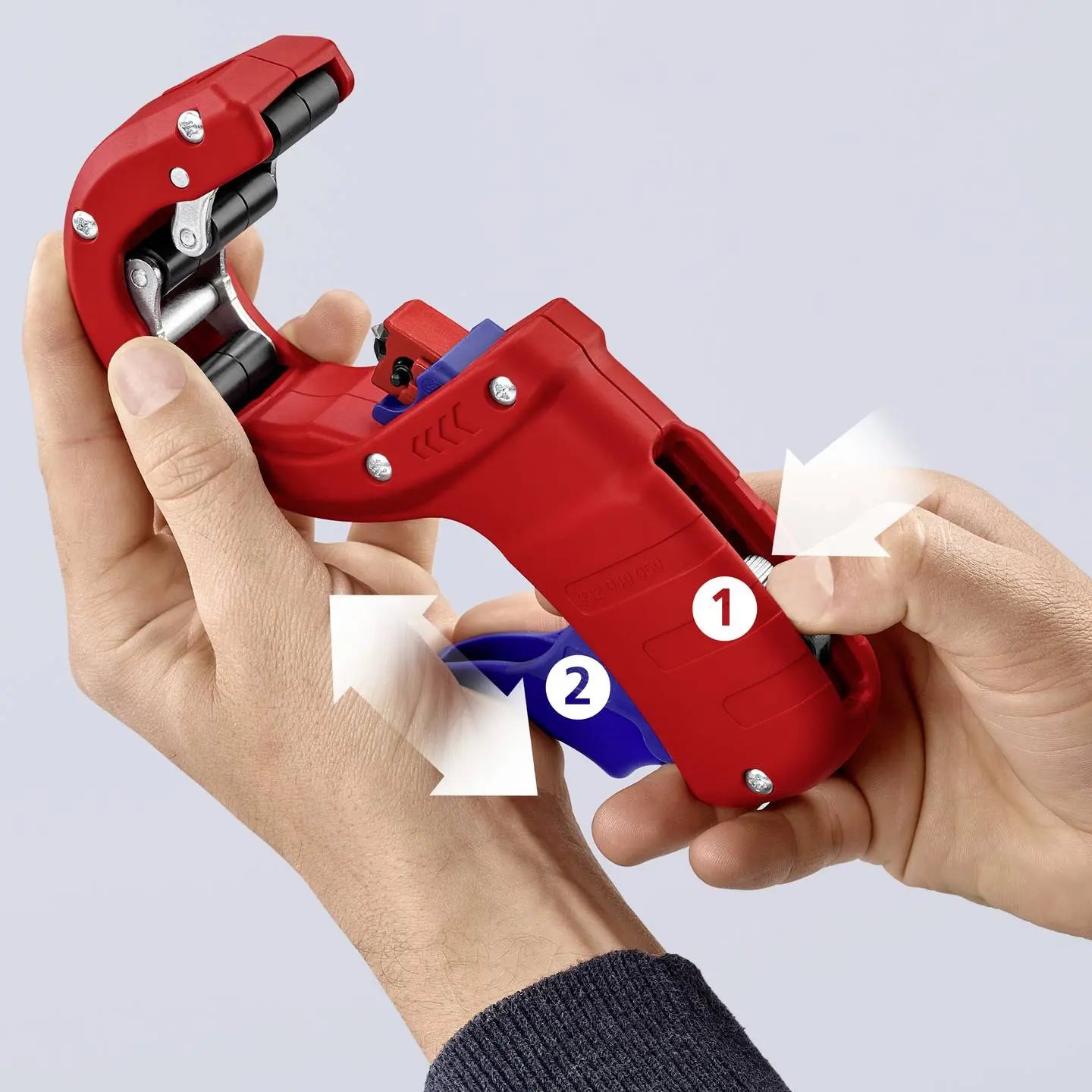 B-Ware Knipex Rohrschneider Dpt50 Rohrabschneider Kunststoffrohr Schneiden Anfasen  - 4003773092186
