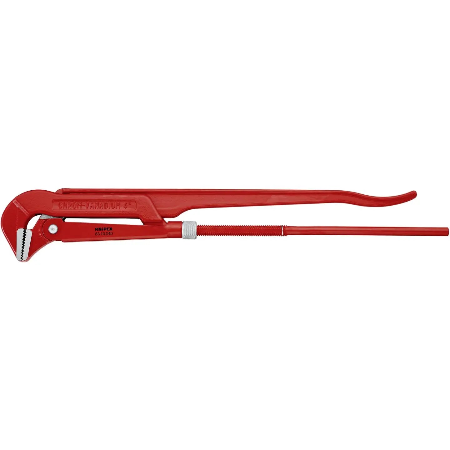 B-Ware Knipex Eckrohrzange Rohrzange 90 Grad Chrom Vanadium Rot 83 10 040 ø130mm  - 4003773022336