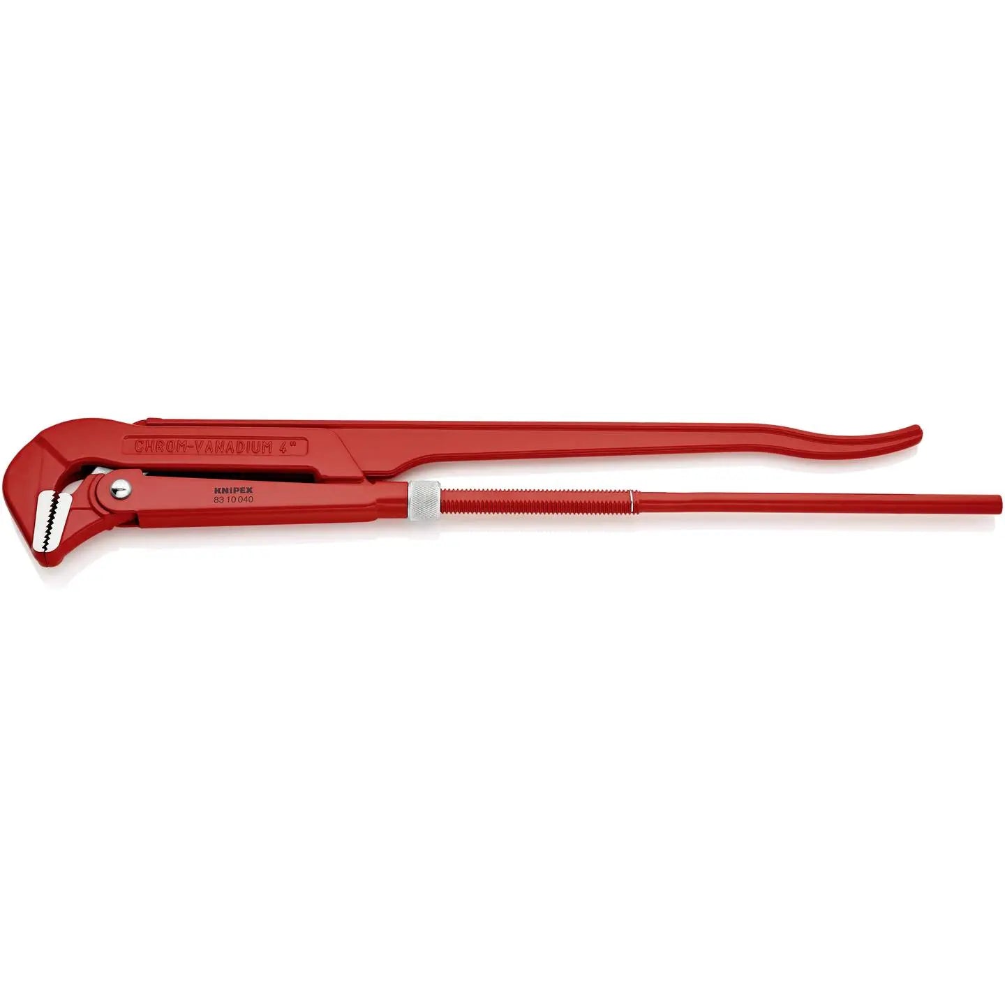 B-Ware Knipex Eckrohrzange Rohrzange 90 Grad Chrom Vanadium Rot 83 10 040 ø130mm  - 4003773022336