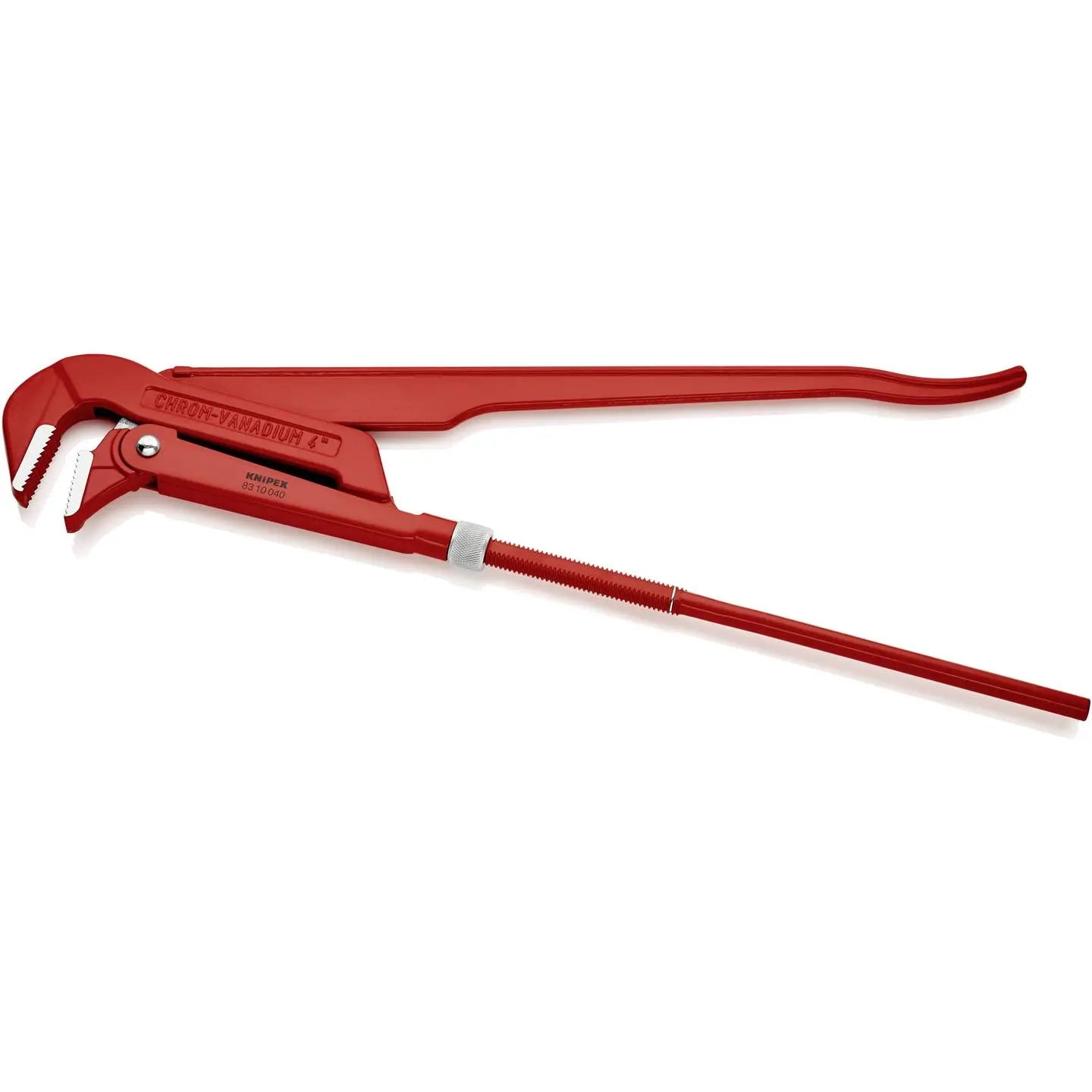 B-Ware Knipex Eckrohrzange Rohrzange 90 Grad Chrom Vanadium Rot 83 10 040 ø130mm  - 4003773022336