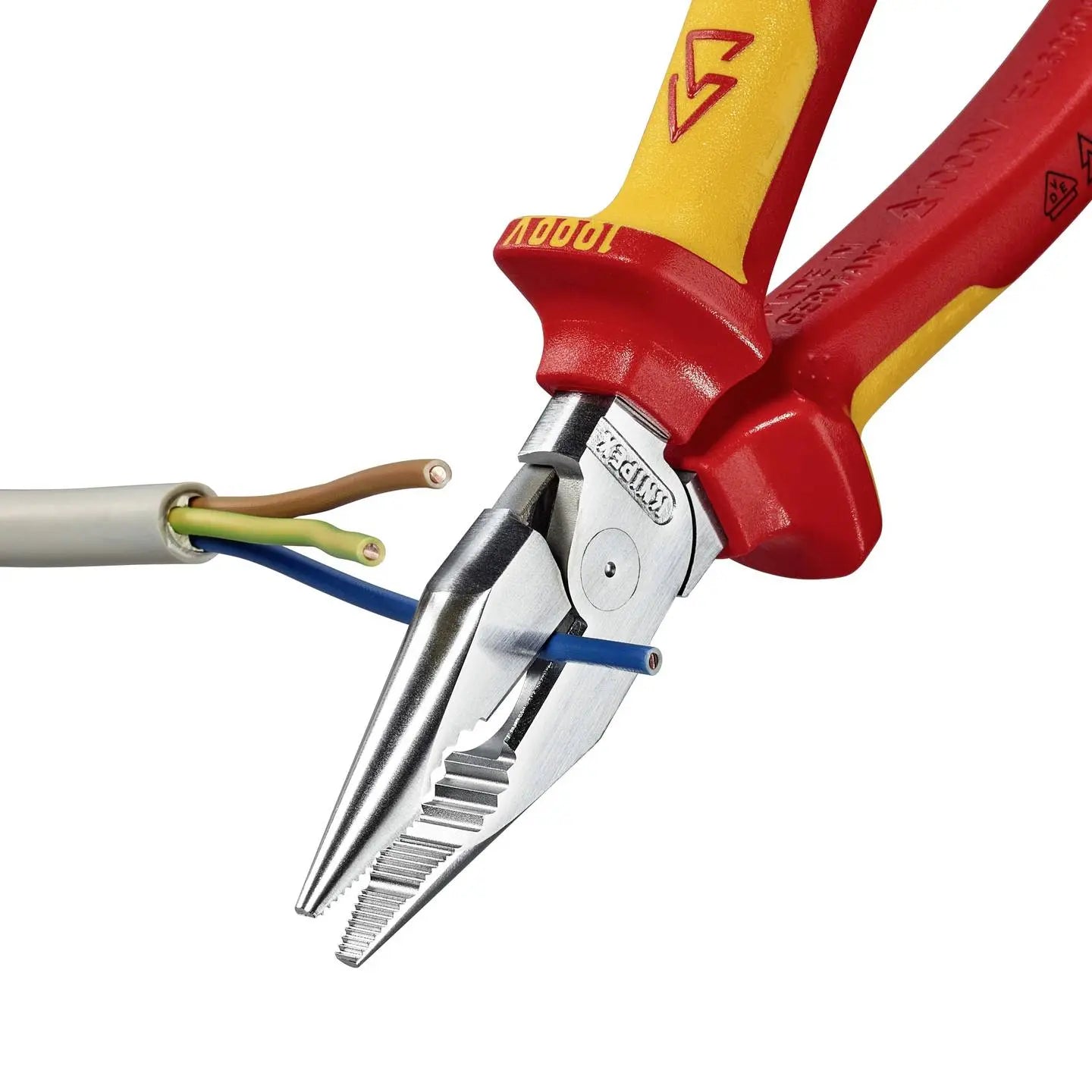 B-Ware Knipex Kombizange Zange Spitzkombizange Vde 08 26 185 Kraftzange 185 Mm Spitz - 4003773088356
