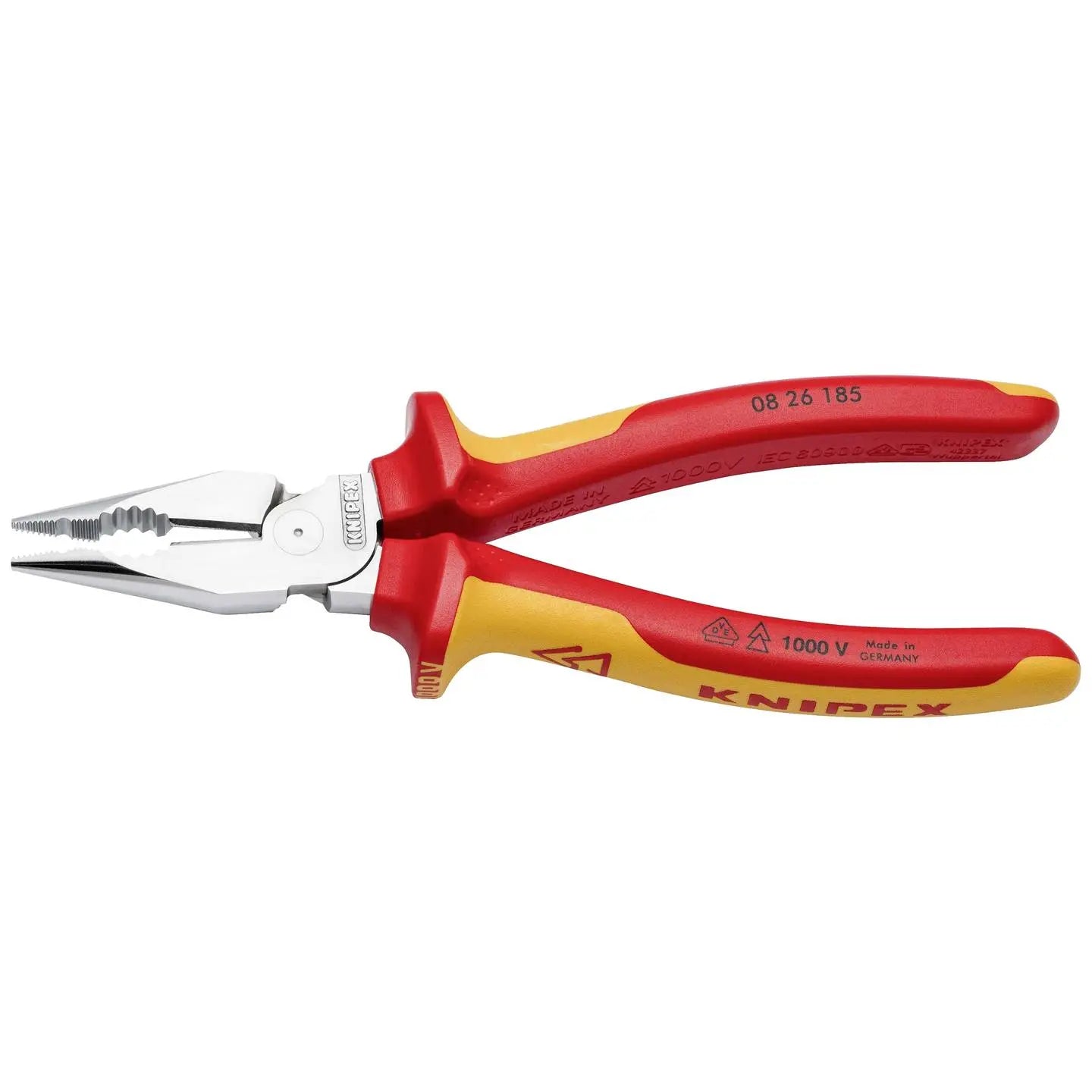 B-Ware Knipex Kombizange Zange Spitzkombizange Vde 08 26 185 Kraftzange 185 Mm Spitz - 4003773088356