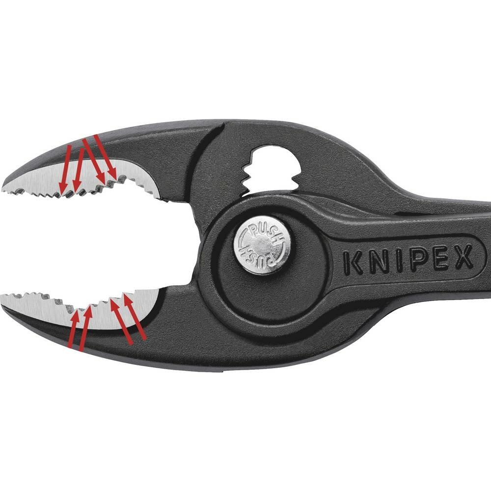 B-Ware Knipex Frontgreifzange Twin Grip L.200mm Zange Greifzange Grippzange Schwarz - 4003773087250