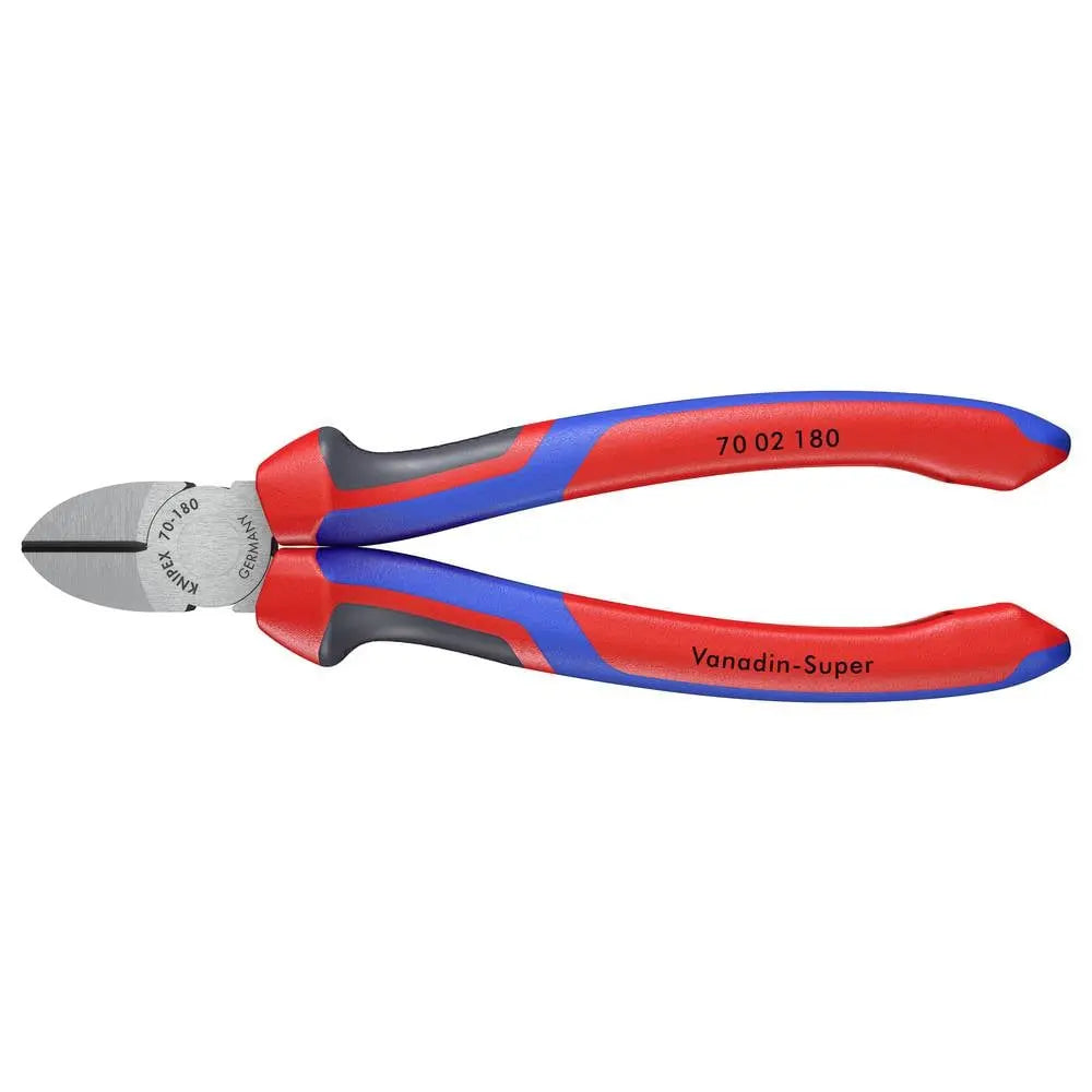 B-Ware Knipex Seitenschneider Zange Werkstatt Facette Rot Blau 180 Mm Handwerkzeug - 4003773034049