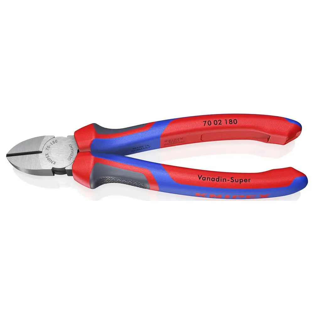 B-Ware Knipex Seitenschneider Zange Werkstatt Facette Rot Blau 180 Mm Handwerkzeug - 4003773034049