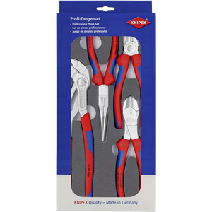 B-Ware Knipex 00 20 01 V17 Werkstatt Zangen Set 4 Tlg Basic Chrom In Schaumstoffeinlage
