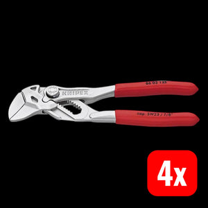 B-Ware Knipex Zangenschlüssel Wasserpumpenzange Rohr Zange 23mm 125mm Cv 4 Stück