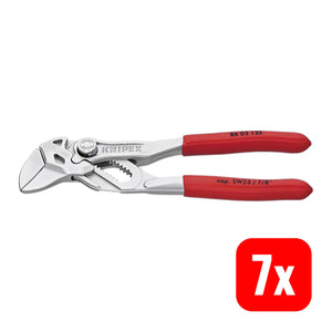 B-Ware Knipex Zangenschlüssel Wasserpumpenzange Rohr Zange 23mm 125mm Cv 7 Stück
