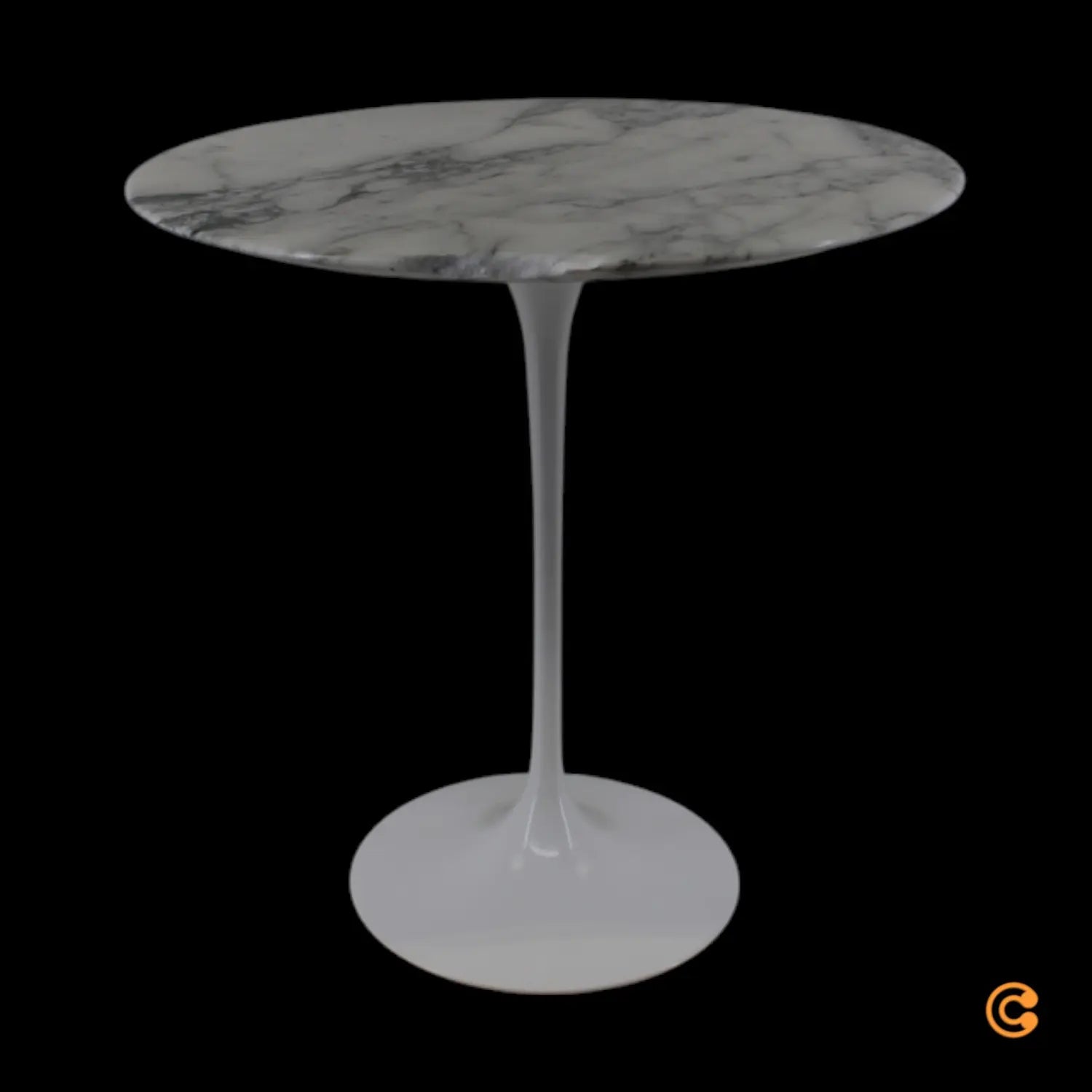 C-Ware Knoll Saarinen Tulip Beistelltisch Tisch Couchtisch Rund H52xø51 Siehe Text/Foto - 4250298707860