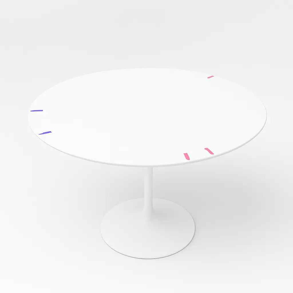 B-Ware Knoll   Saarinen Tulip Bistrotisch ø120 Cm Weiß Tische Bistrotische Siehe Text - 4250298753560
