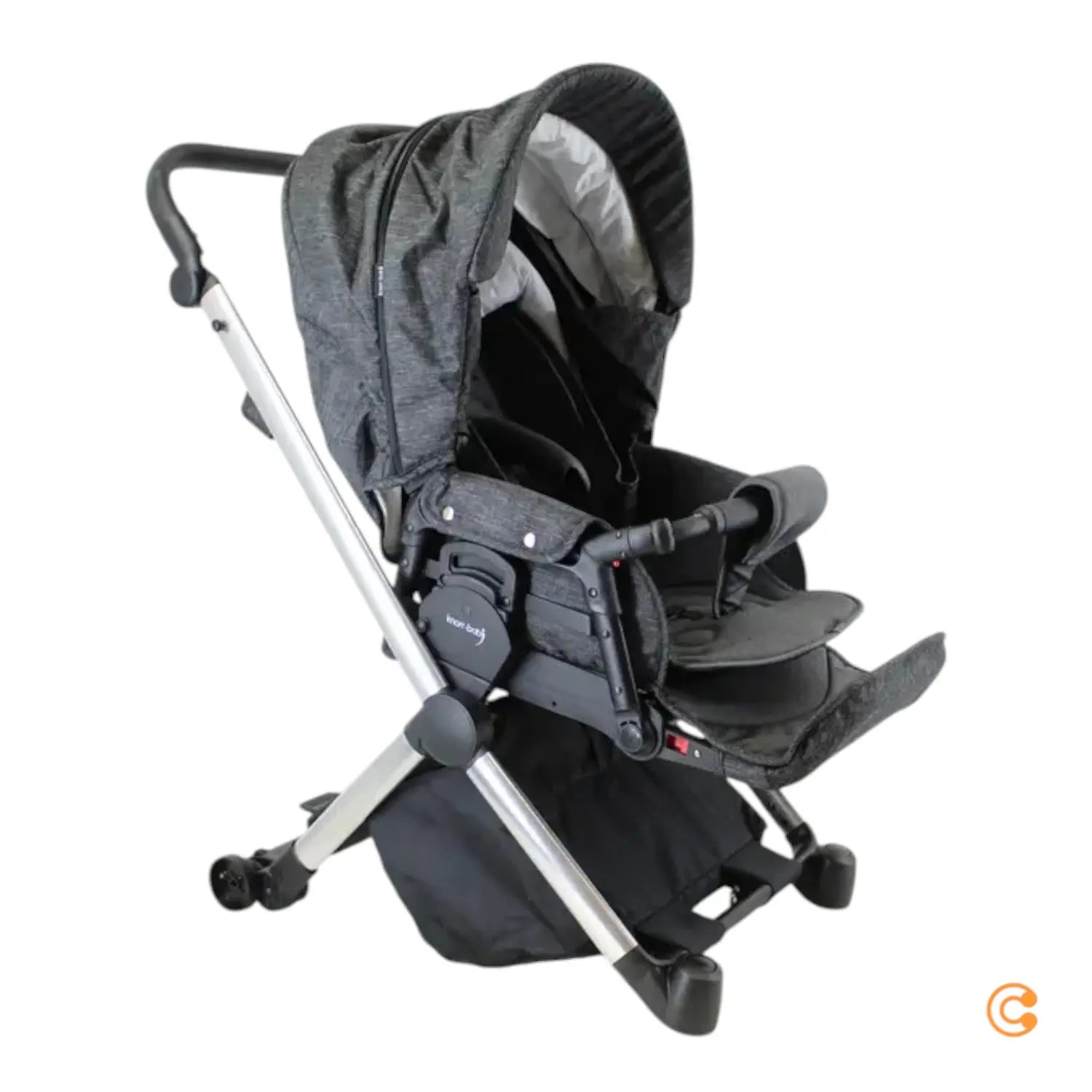 D-Ware Knorr Baby Life + 2.0 Silver Edition Schiefer Kombi Kinderwagen Siehe Text/Foto - 4250341318821