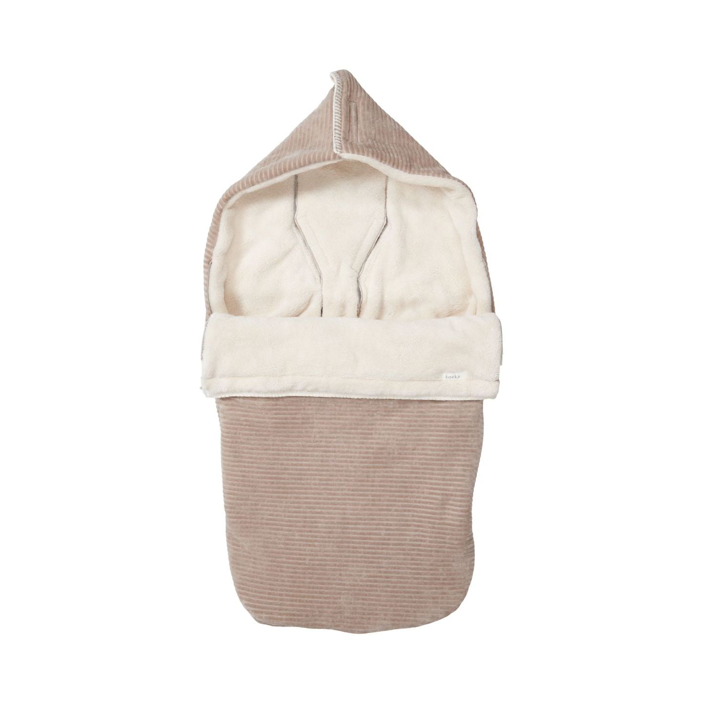 koeka Fußsack Kinderwagensack Buggy Plüsch Vik Clay Universal Cord Struktur - 8718276216965
