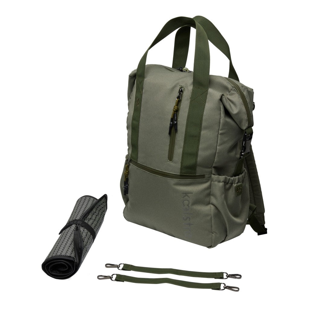KOELSTRA Wickelrucksack Rucksack Baby Tasche Jippe green Windelrucksack - 8719558000890