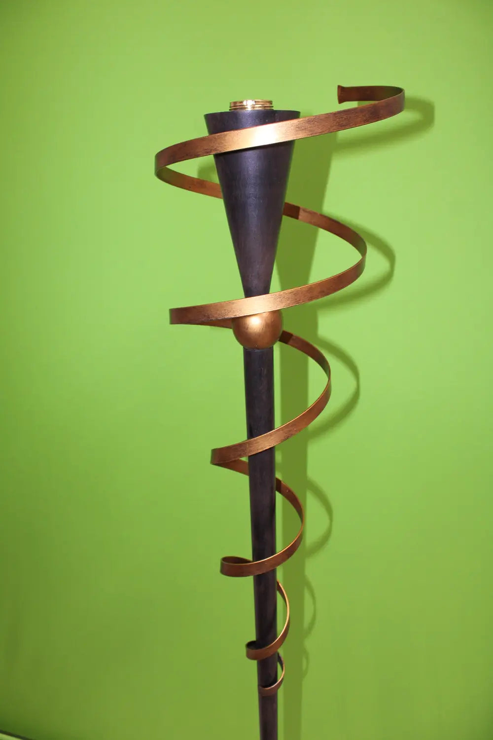 B-Ware Kögl Stehleuchte Lampe Leuchte Goldener Spirale Rost Gold Metall Siehe Text/Foto - 4040766190177