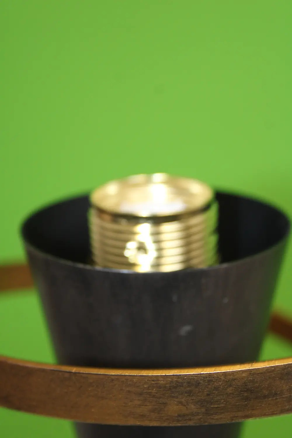 B-Ware Kögl Stehleuchte Lampe Leuchte Goldener Spirale Rost Gold Metall Siehe Text/Foto - 4040766190177