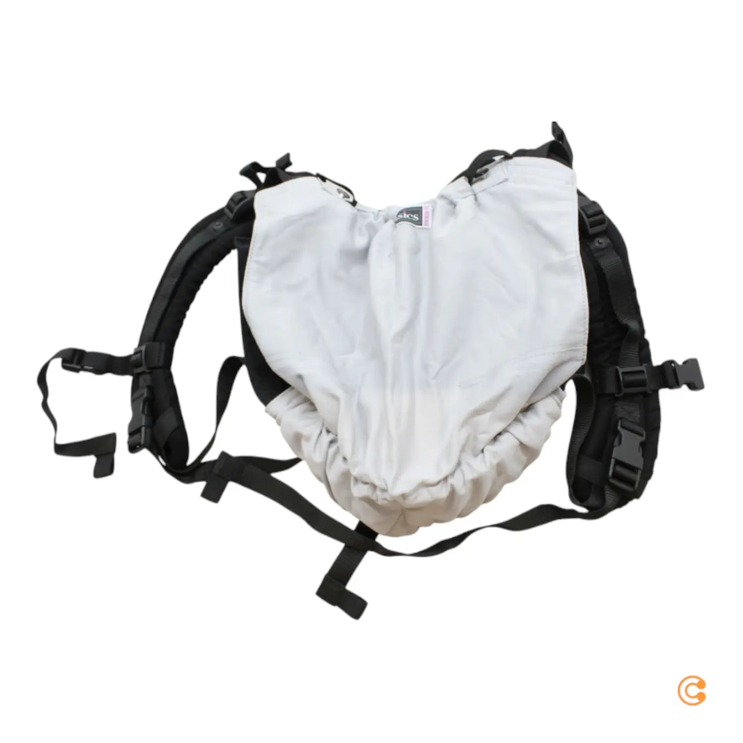 Kodaki Basics Baby Flip Babytrage Babysize Bauchtrage Kindertrage Trage Grau B-Ware - 4251670508808