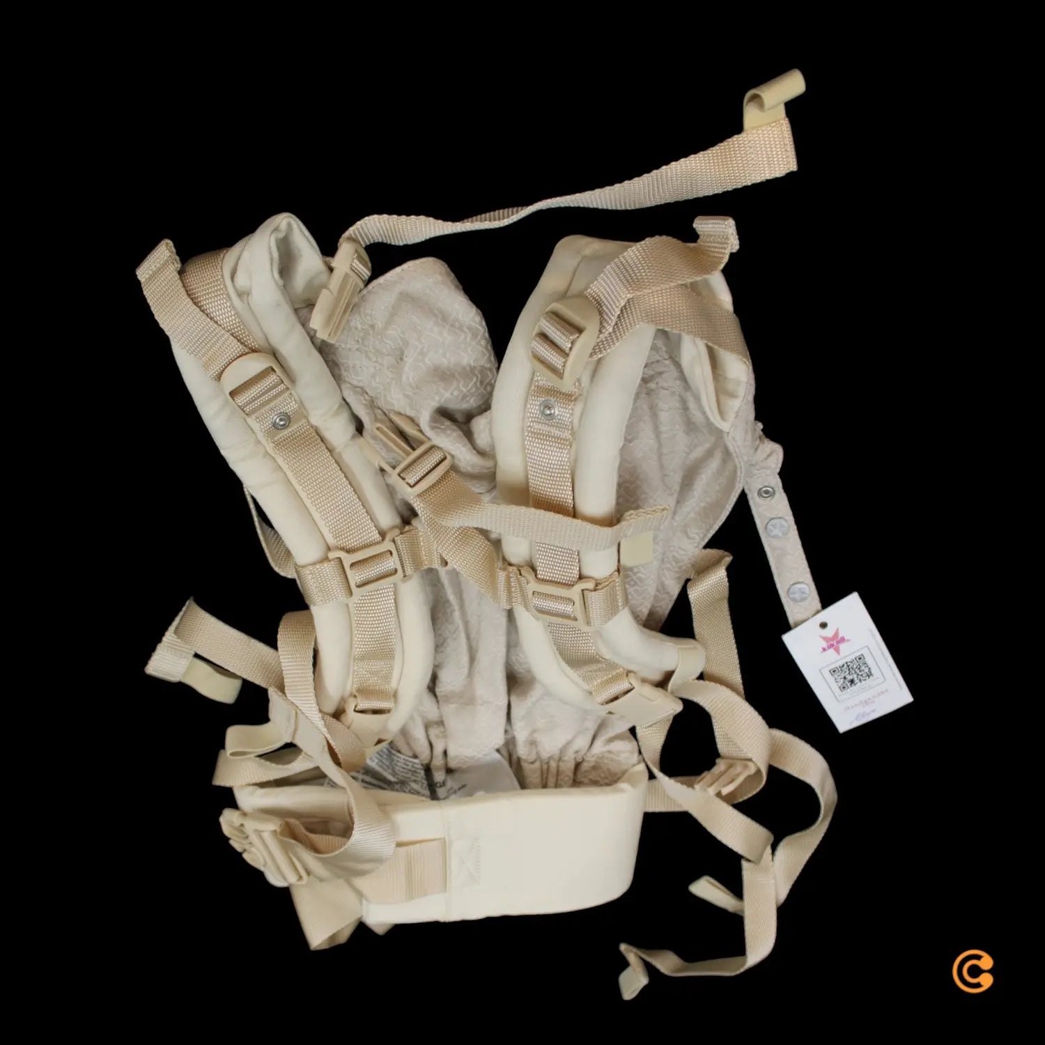 B-Ware Kokadi Flip Babysize Heart2 Heart Cream Babytrage Trage Tuch Siehe Text/Foto - 2000582465509