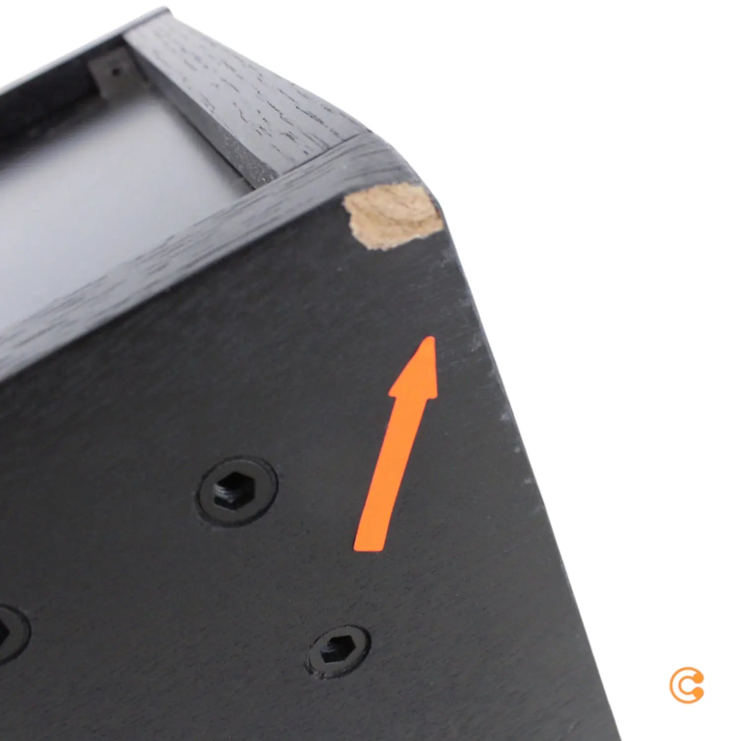 B-Ware Kollected Nachttisch Moyo Nachtschrank Schrank Black 40x60x30cm Siehe Text/Foto - 4053647665541