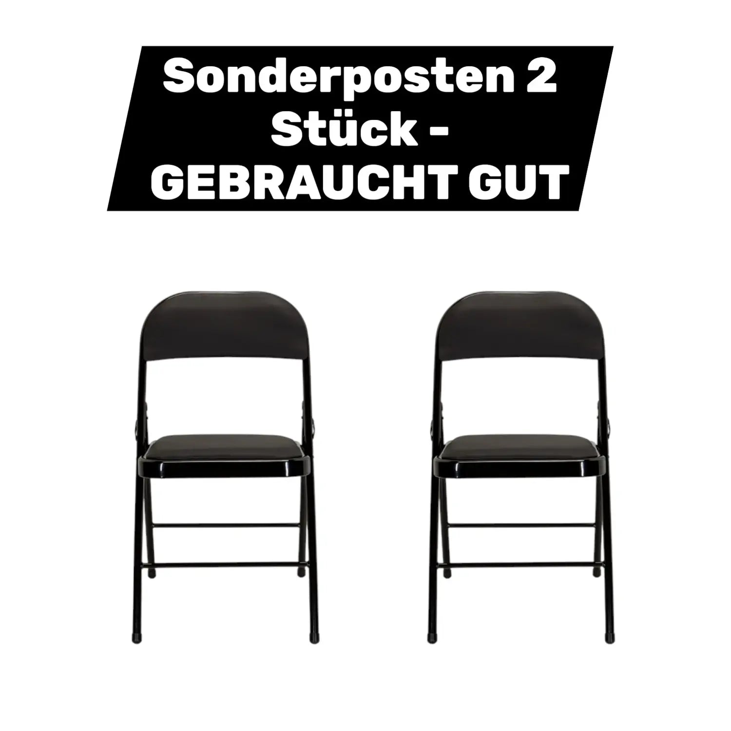 B-Ware Hjh Office Konferenzstuhl Besucherstuhl Klappstuhl Tudela Pu Stuhl Möbel 2 Stück - 4251084696788