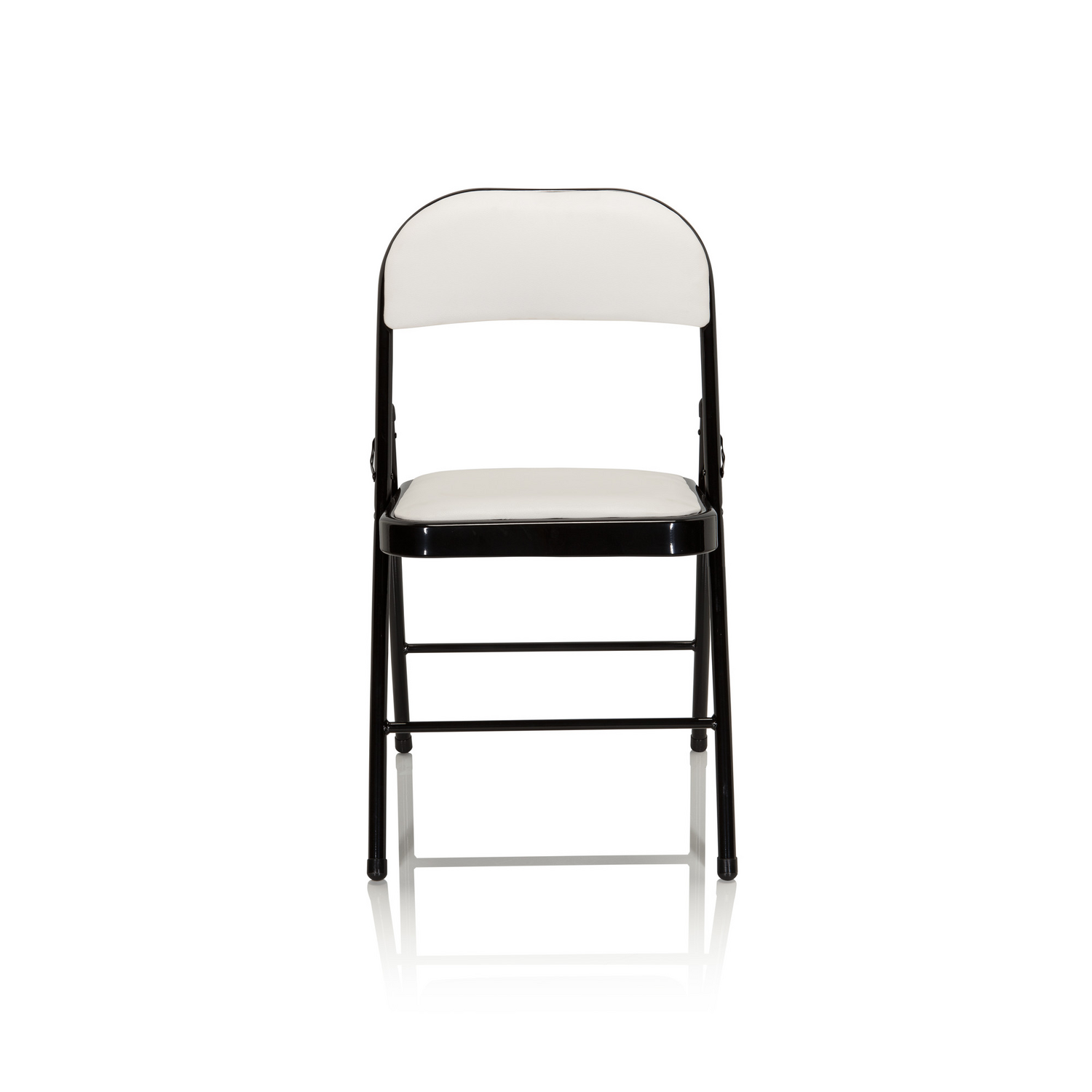 Hjh Office Konferenzstuhl / Besucherstuhl / Klappstuhl Tudela Pu Weiß Stuhl Sitz B-Ware - 4251084696795