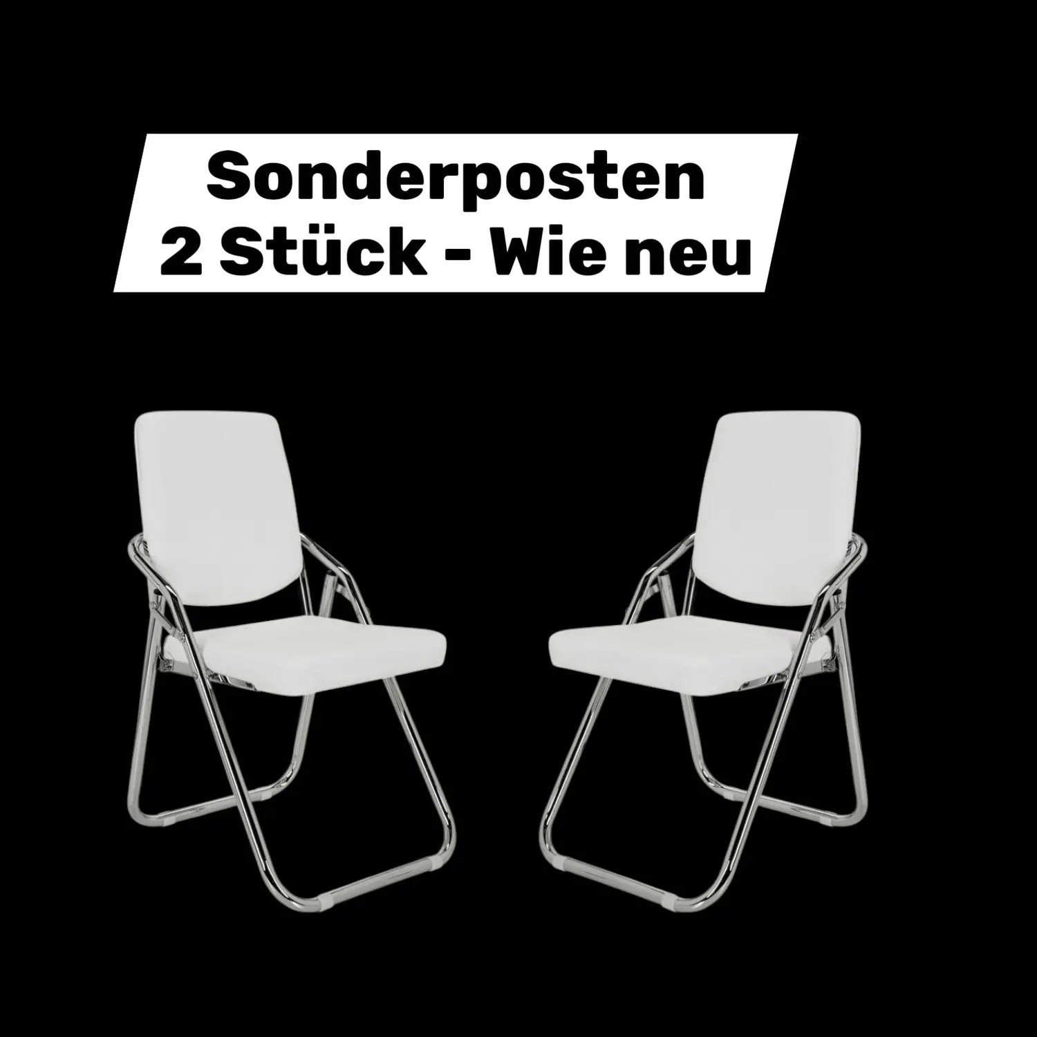 B-Ware Hjh Office Konferenzstuhl Besucherstuhl Stuhl Esto Klappmechanismus 2 Stück - 4064323028567