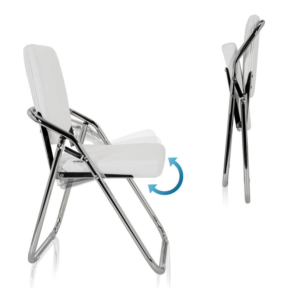 B-Ware Hjh Office Konferenzstuhl Besucherstuhl Stuhl Esto Klappmechanismus 2 Stück - 4064323028567