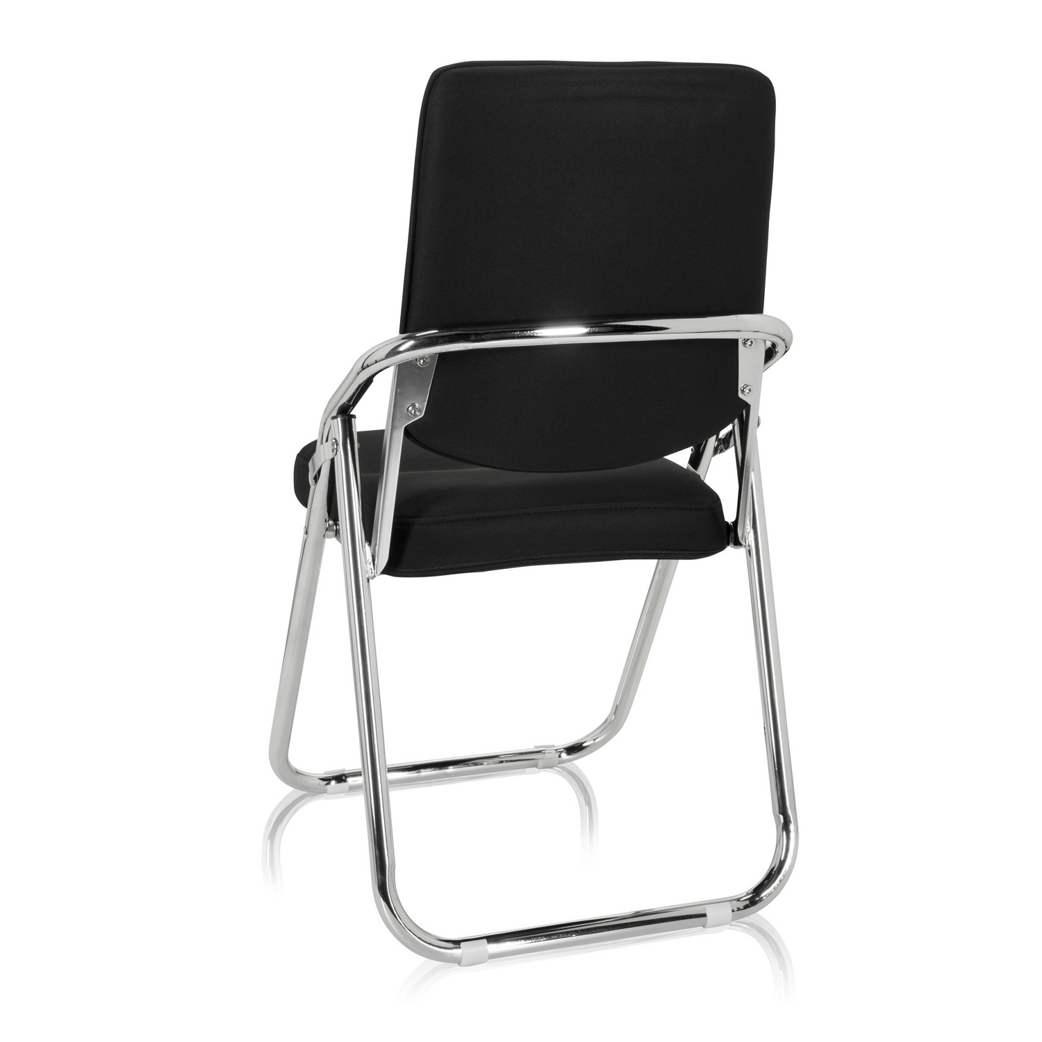 Hjh Office Konferenzstuhl Besucherstuhl Esto Klappmechanismus Stoff Schwarz B-Ware - 4064323028574
