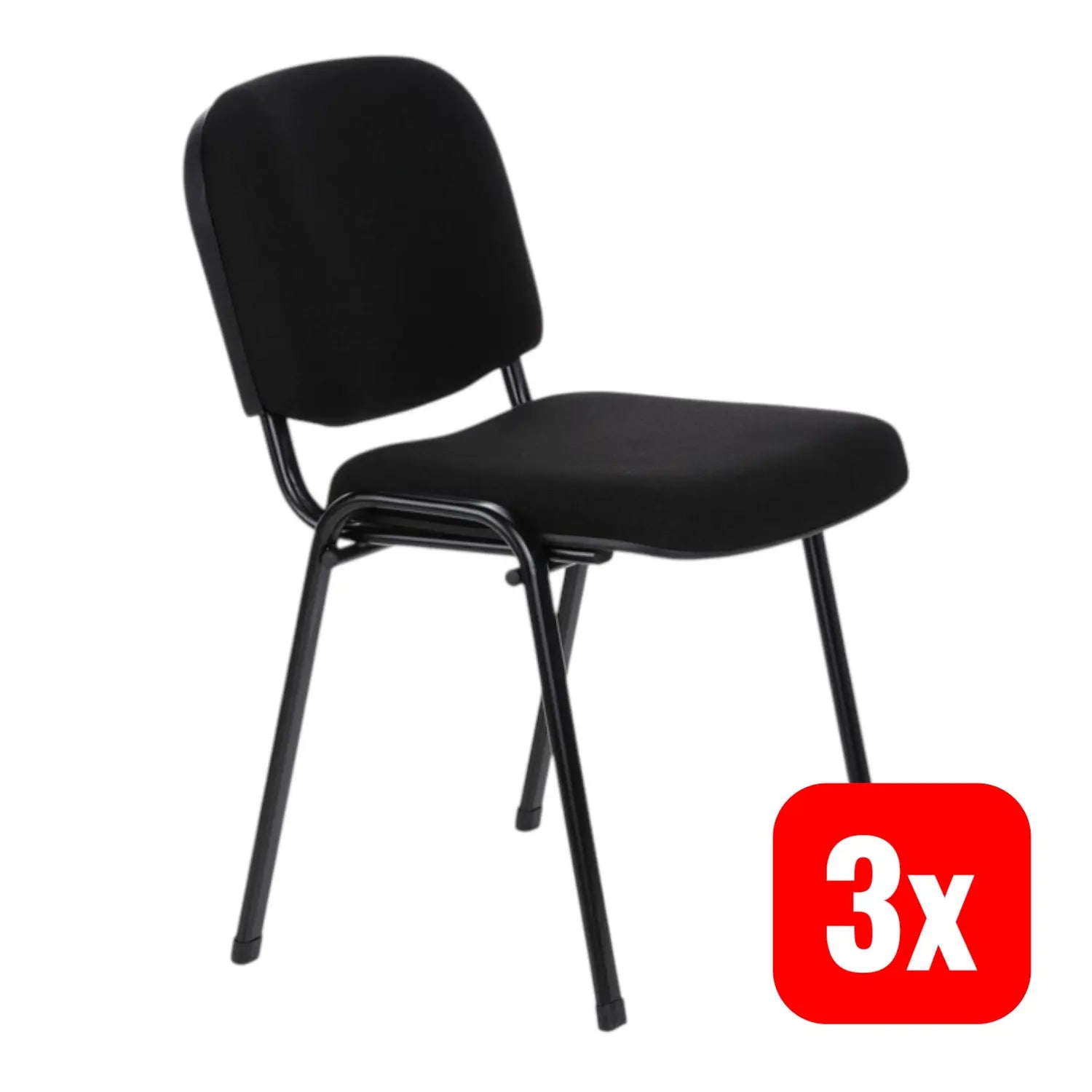 B-Ware Hjh Office Xt 600 Vierfußstuhl Besucherstuhl Konferenzstuhl 3 Stück Siehe Text - 4260182550724