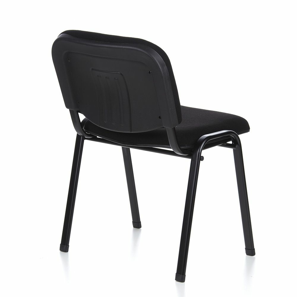 B-Ware Hjh Office Xt 600 Konferenzstuhl Vierfußstuhl Besucherstuhl Schwarz 10 Stück - 4260182550724