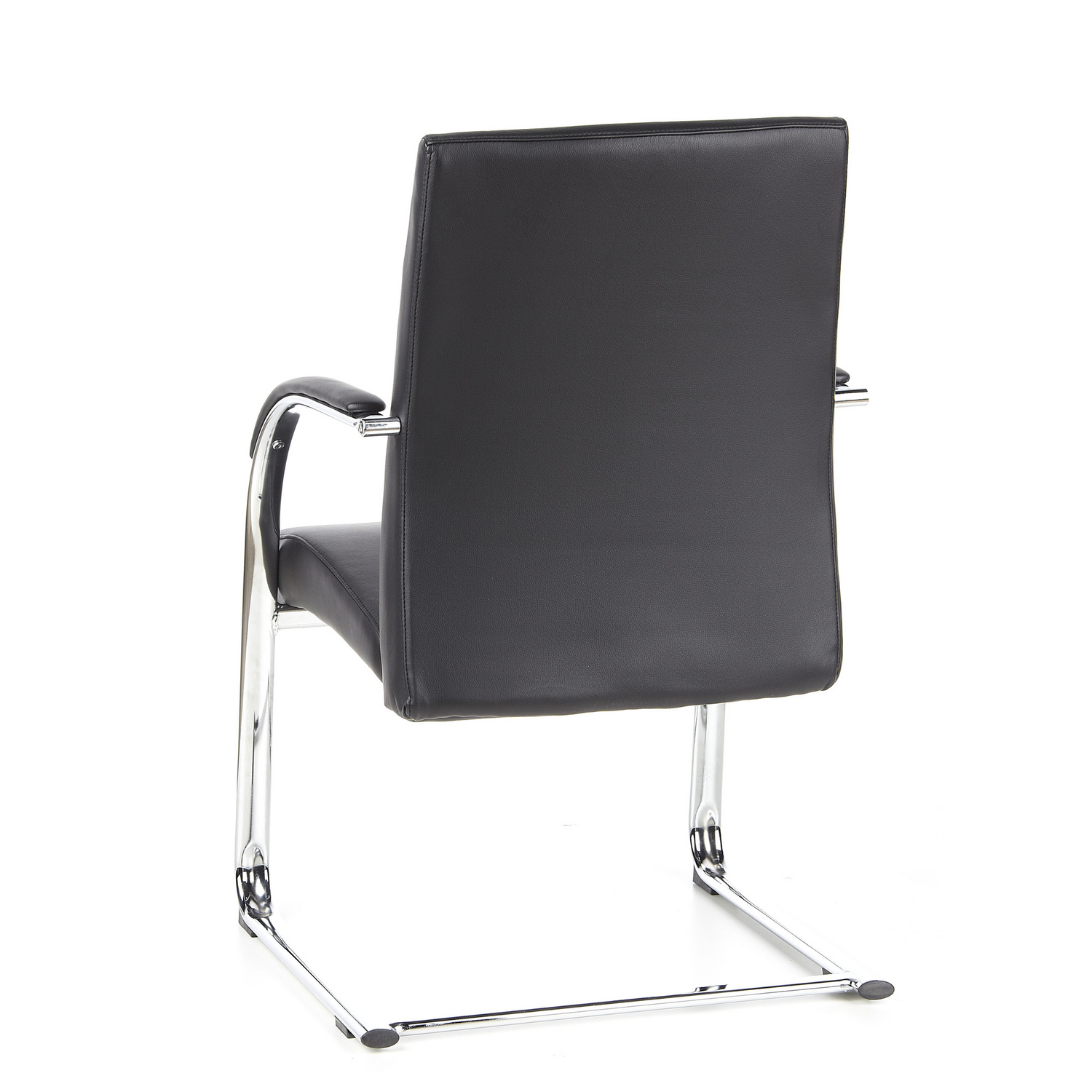 Hjh Office Konferenzstuhl Freischwinger Stuhl Leder Armlehne Schwarz B-Ware - 4260284080310