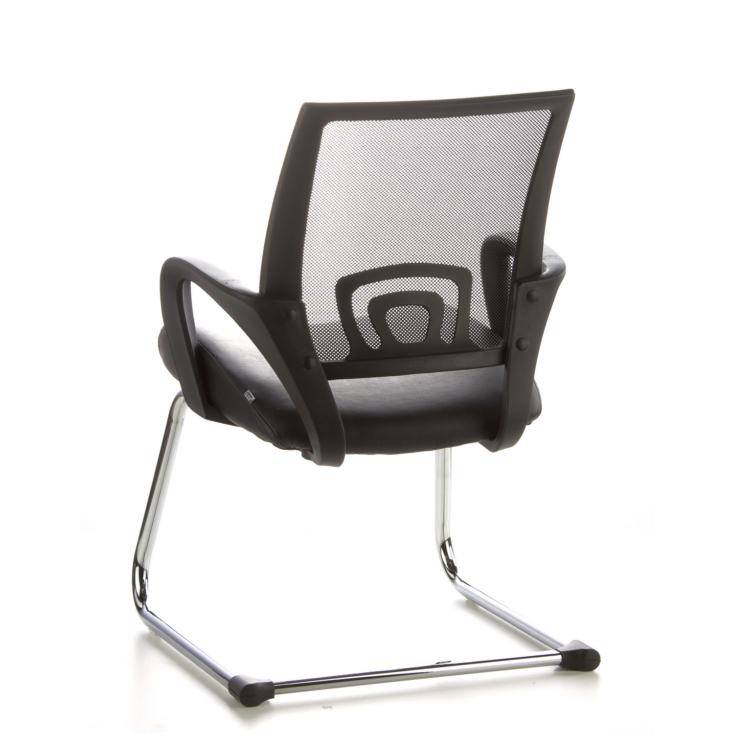 Hjh Office Konferenzstuhl Freischwinger  Visto Net V Netzstoff Schwarz Chrom B-Ware - 4260182535844