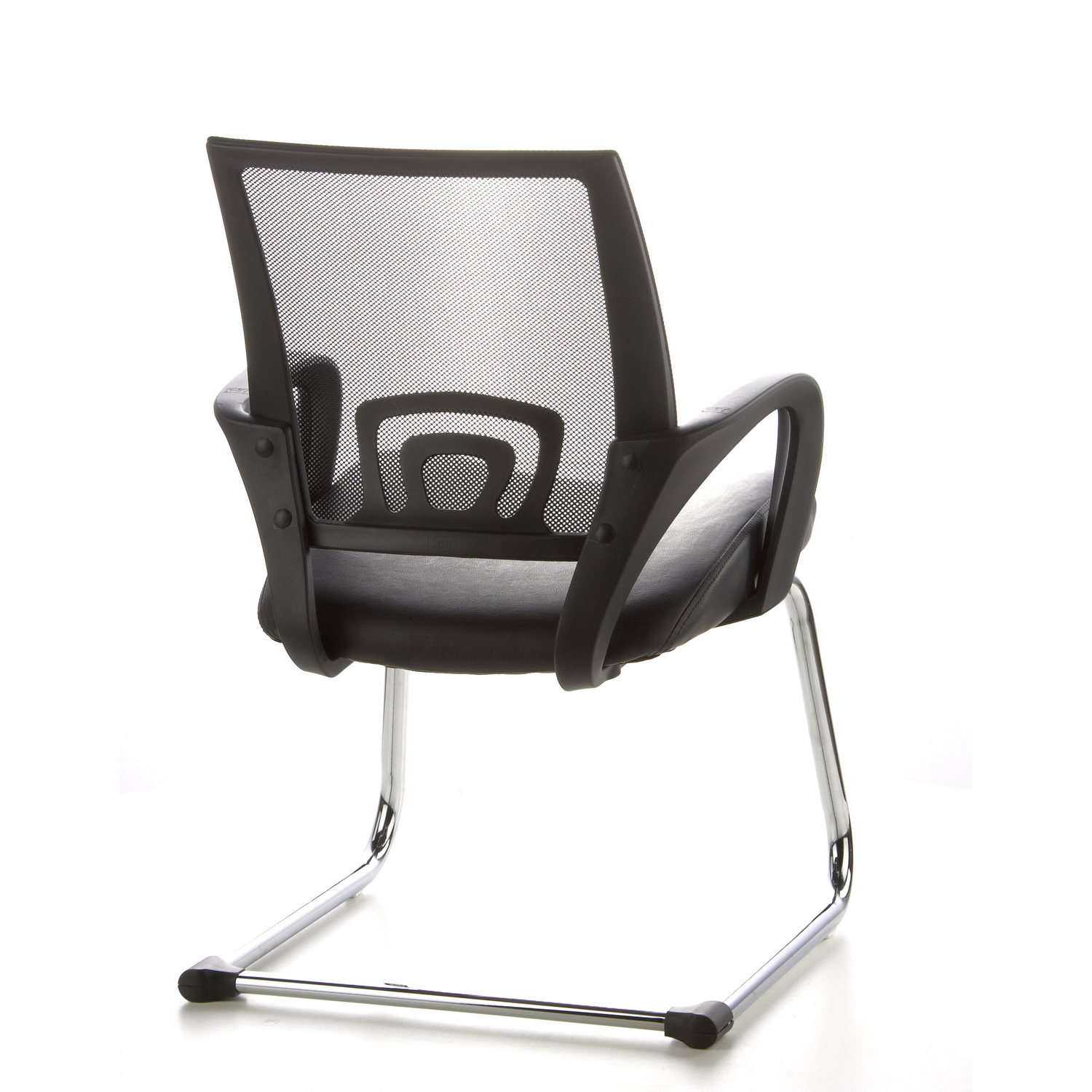 Hjh Office Konferenzstuhl Freischwinger  Visto Net V Netzstoff Schwarz Chrom B-Ware - 4260182535844