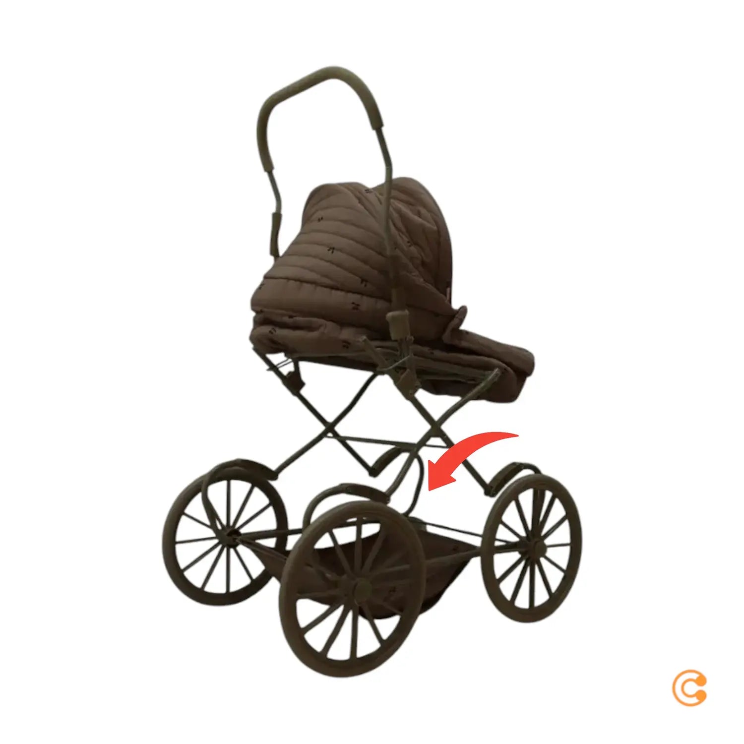 B-Ware Konges Sløjd Puppenwagen Kinderwagen Spielzeug Cherry Blush Siehe Text/Foto - 5712982970152